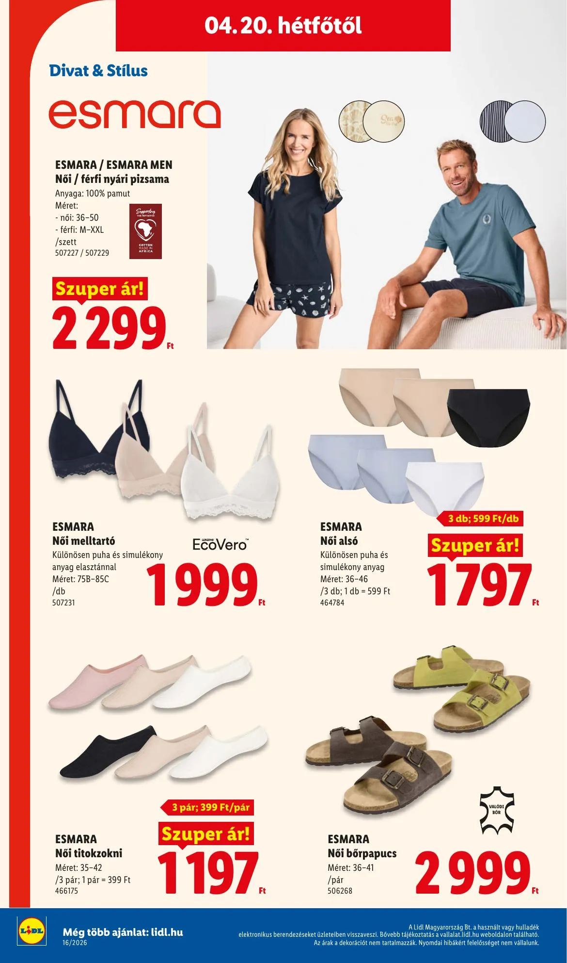 Lidl akciós újság Nonfood 04.16–04.16 – 18. oldal