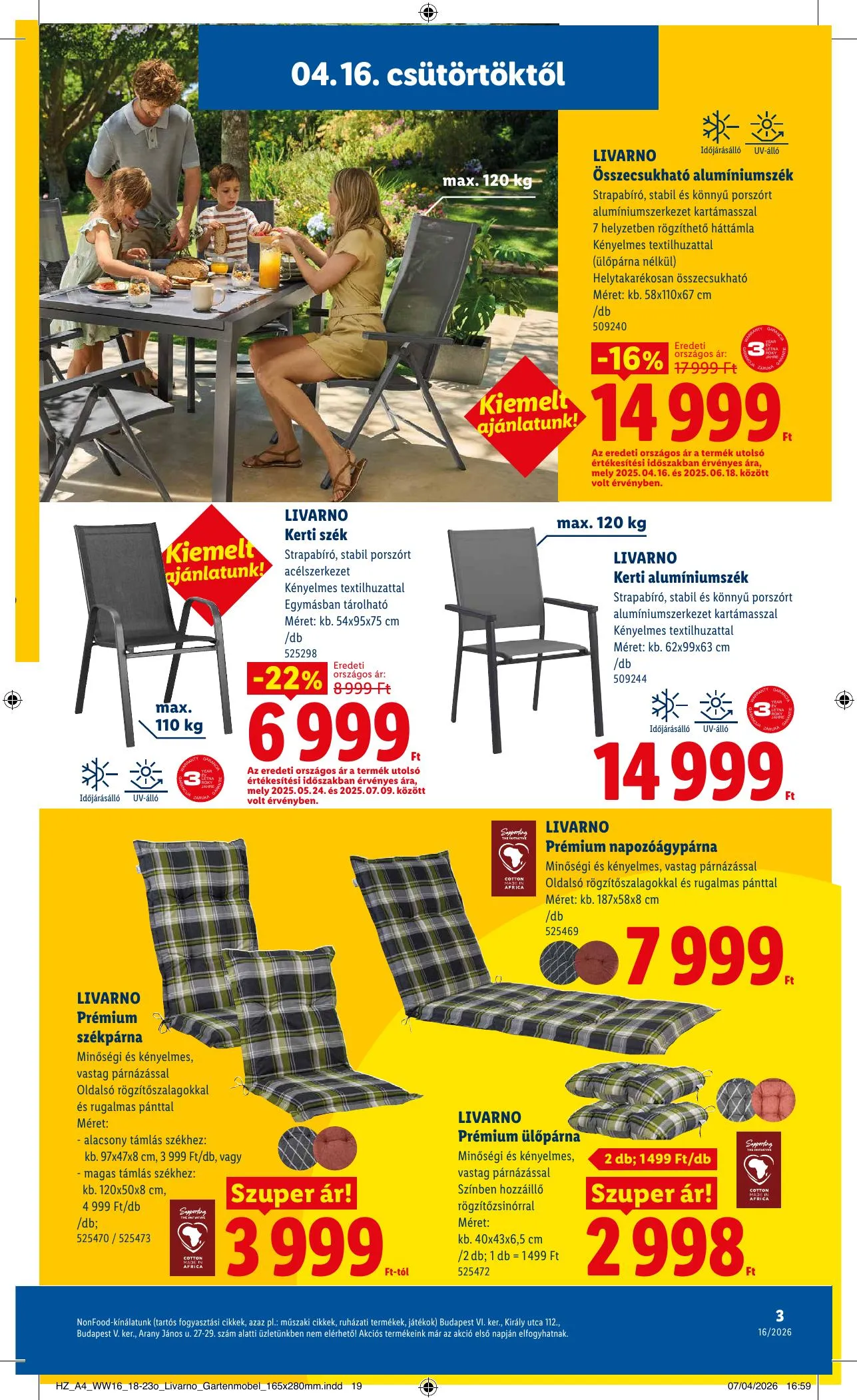 Lidl akciós újság Nonfood 04.16–04.16 – 3. oldal