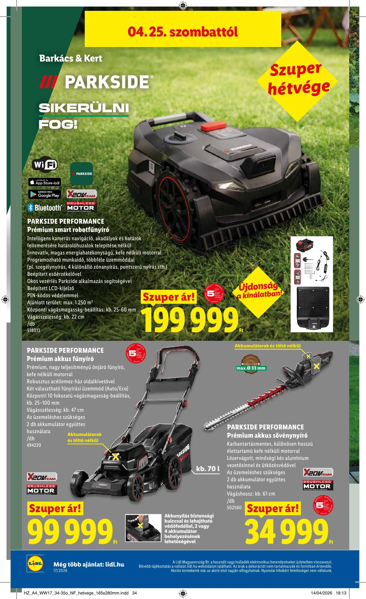 Lidl akciós újság Nonfood 04.23–04.23 – 16. oldal