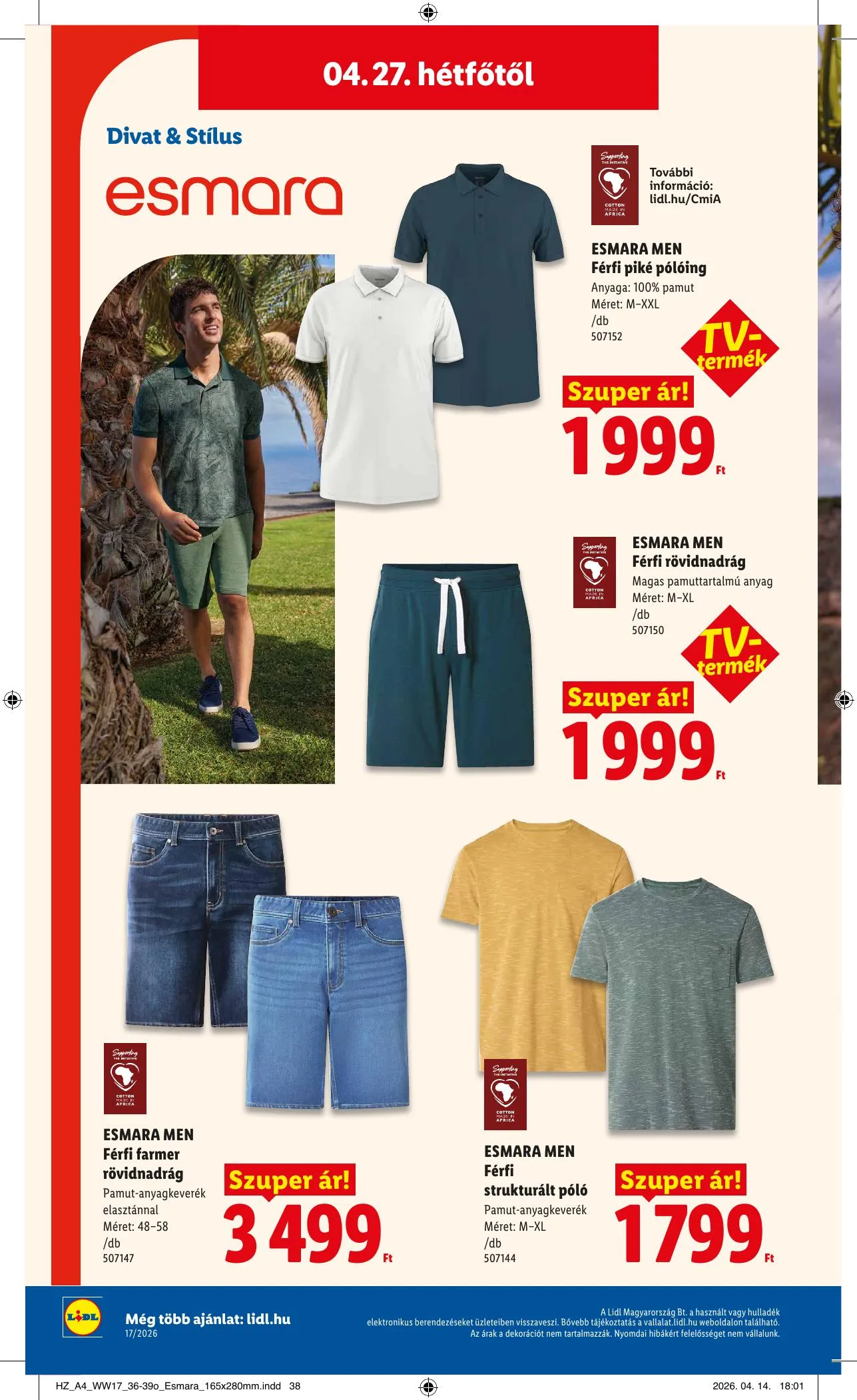 Lidl akciós újság Nonfood 04.23–04.23 – 20. oldal