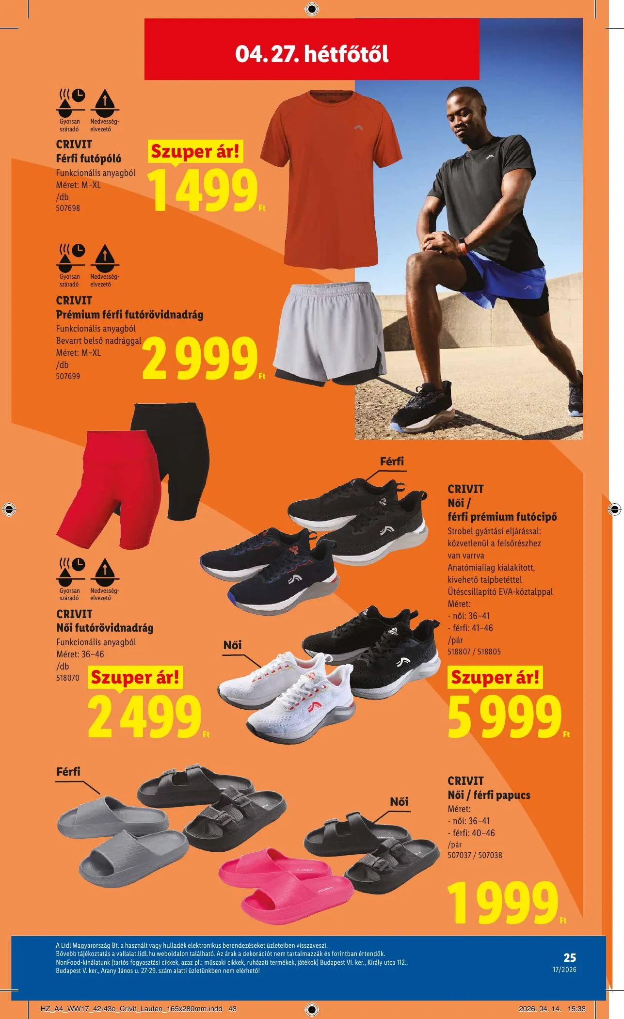 Lidl akciós újság Nonfood 04.23–04.23 – 25. oldal