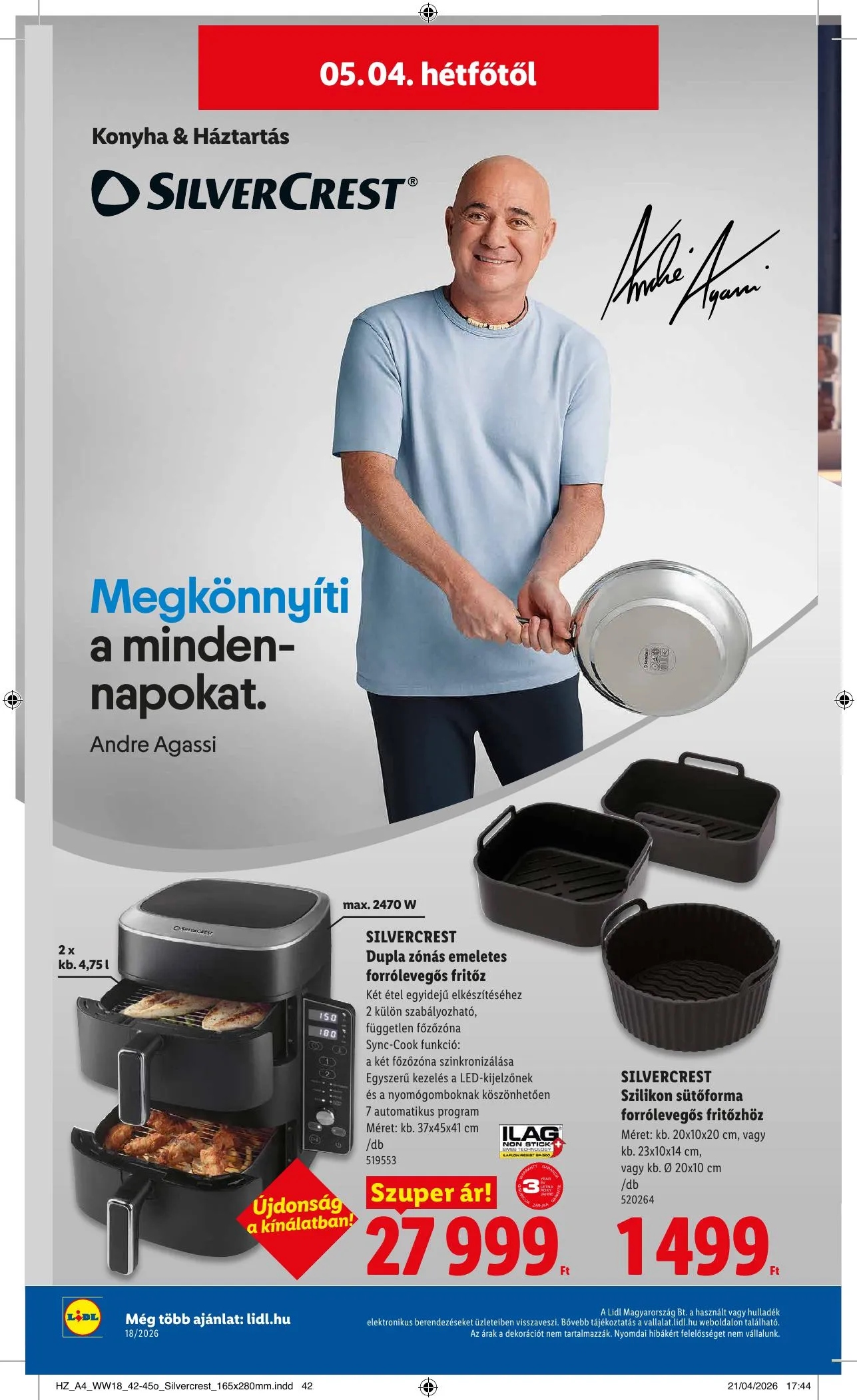Lidl akciós újság Nonfood 04.30–04.30 – 22. oldal