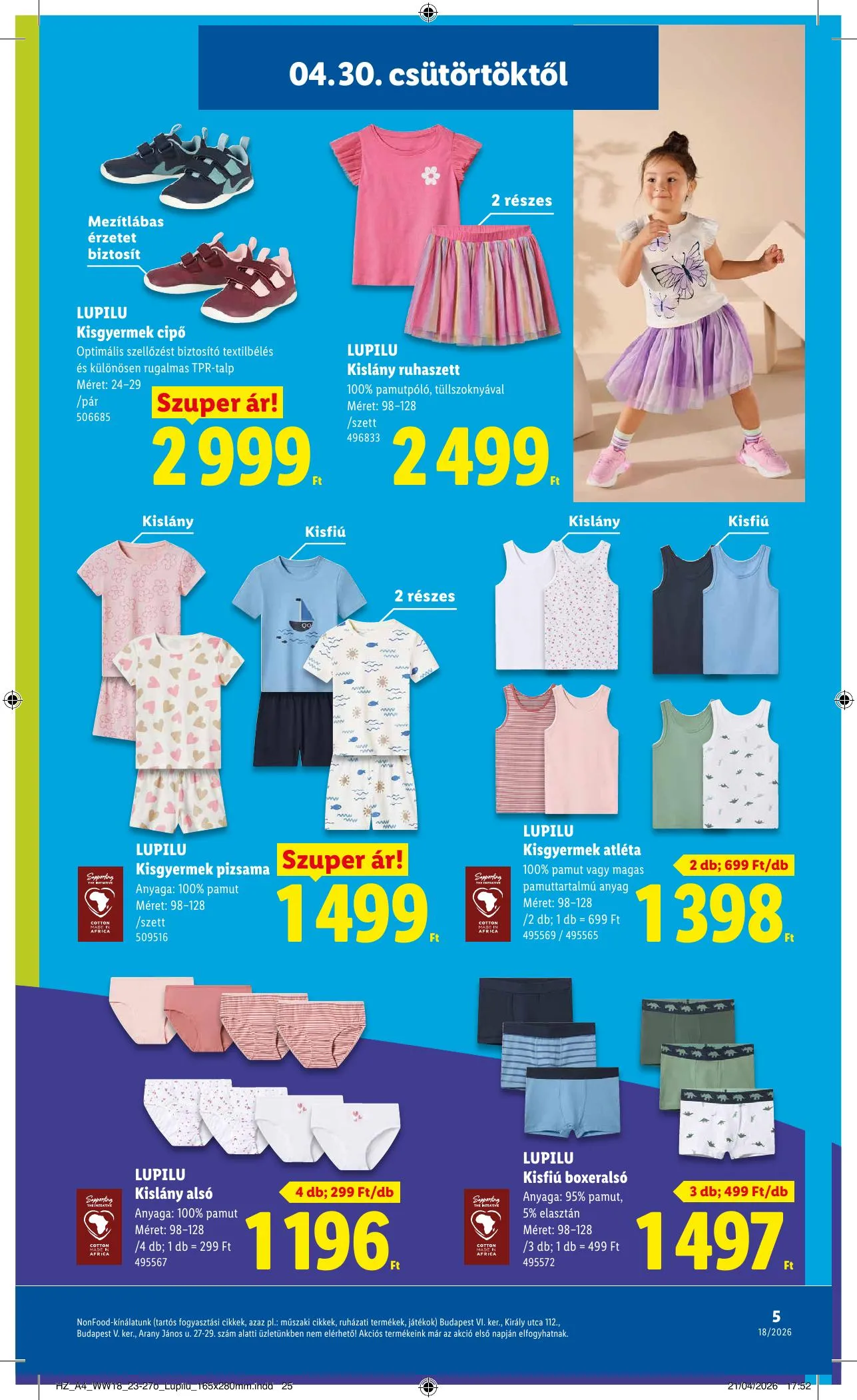 Lidl akciós újság Nonfood 04.30–04.30 – 5. oldal