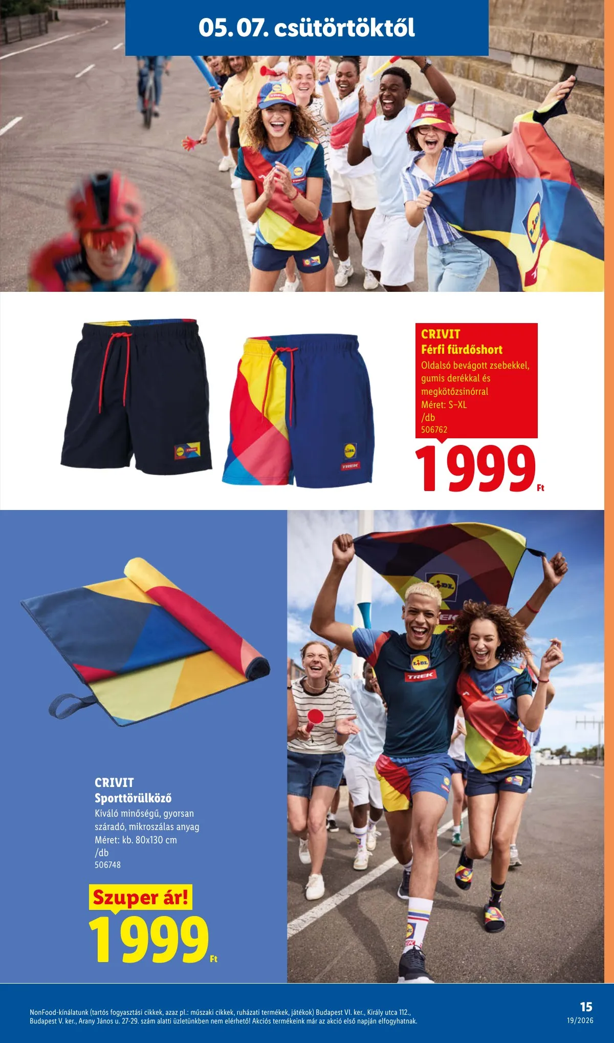 Lidl akciós újság Nonfood 05.07–05.07 – 15. oldal