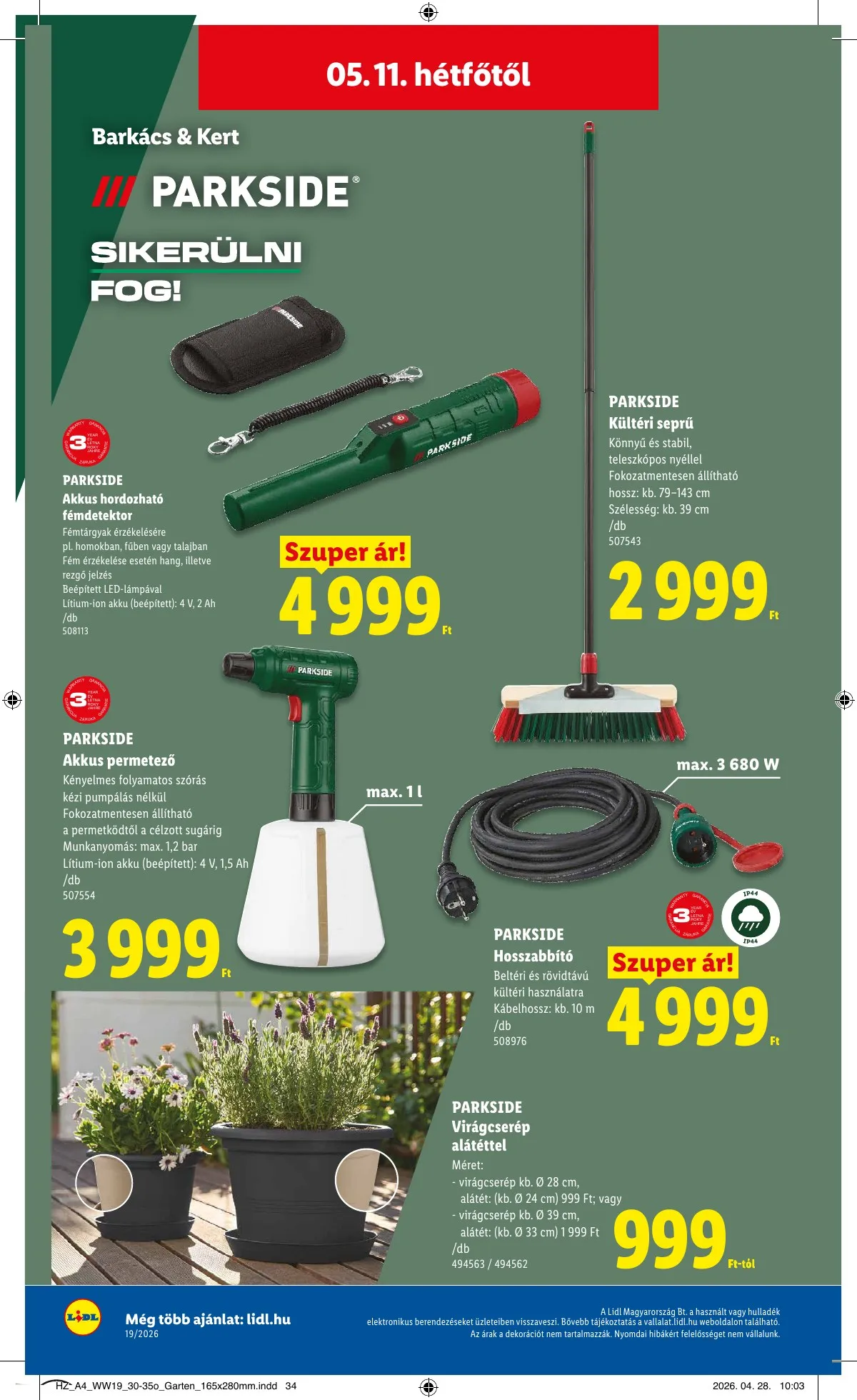 Lidl akciós újság Nonfood 05.07–05.07 – 24. oldal