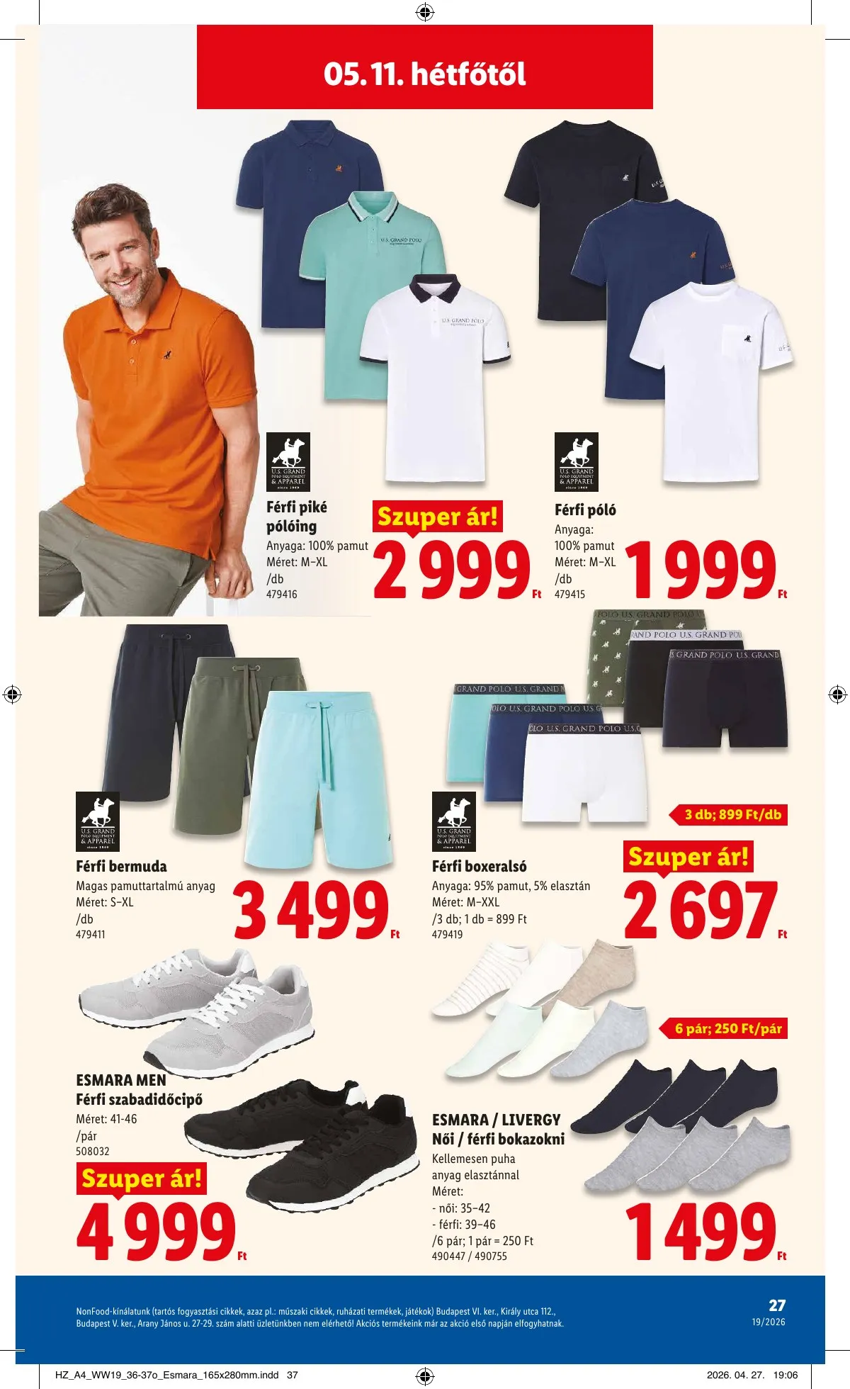 Lidl akciós újság Nonfood 05.07–05.07 – 27. oldal