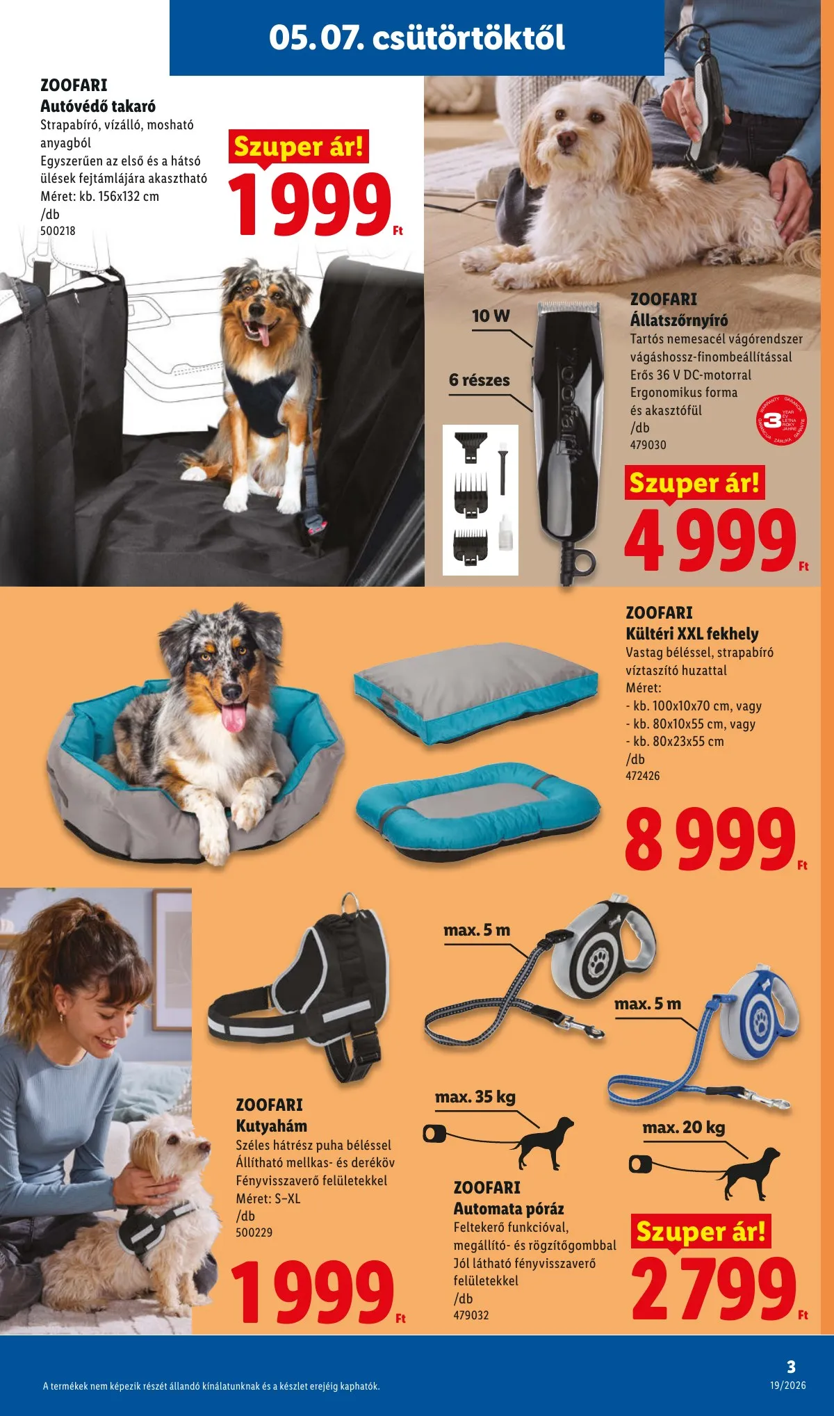 Lidl akciós újság Nonfood 05.07–05.07 – 3. oldal