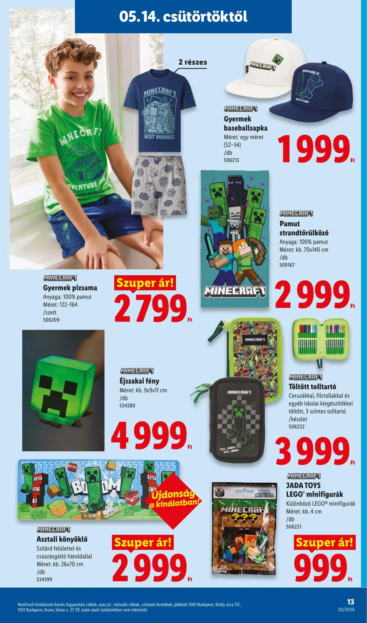 Lidl akciós újság Nonfood 05.14–05.14 – 13. oldal