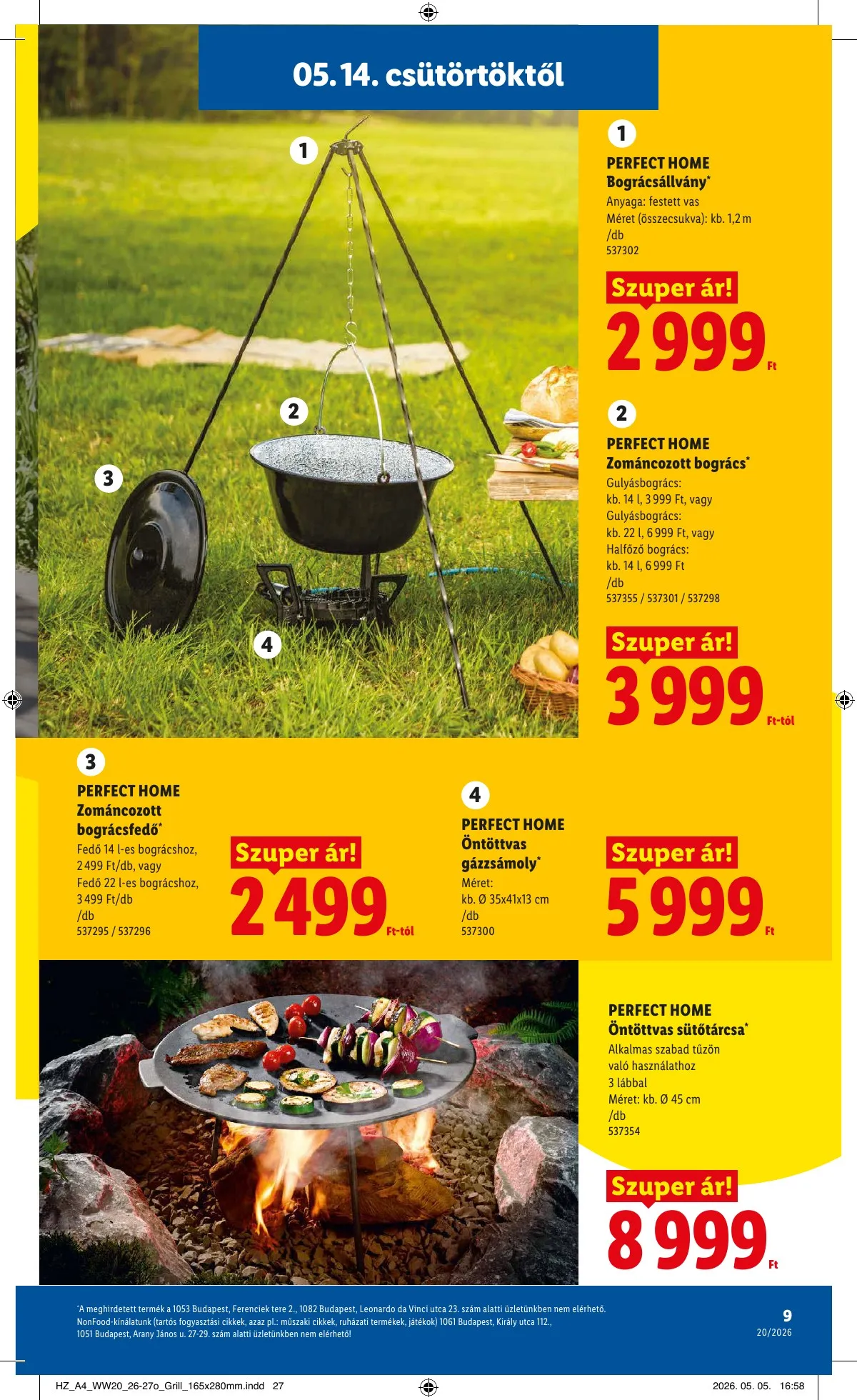Lidl akciós újság Nonfood 05.14–05.14 – 9. oldal