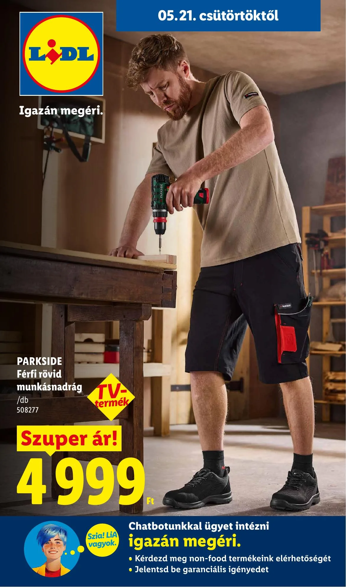 Lidl akciós újság Nonfood 05.21–05.21