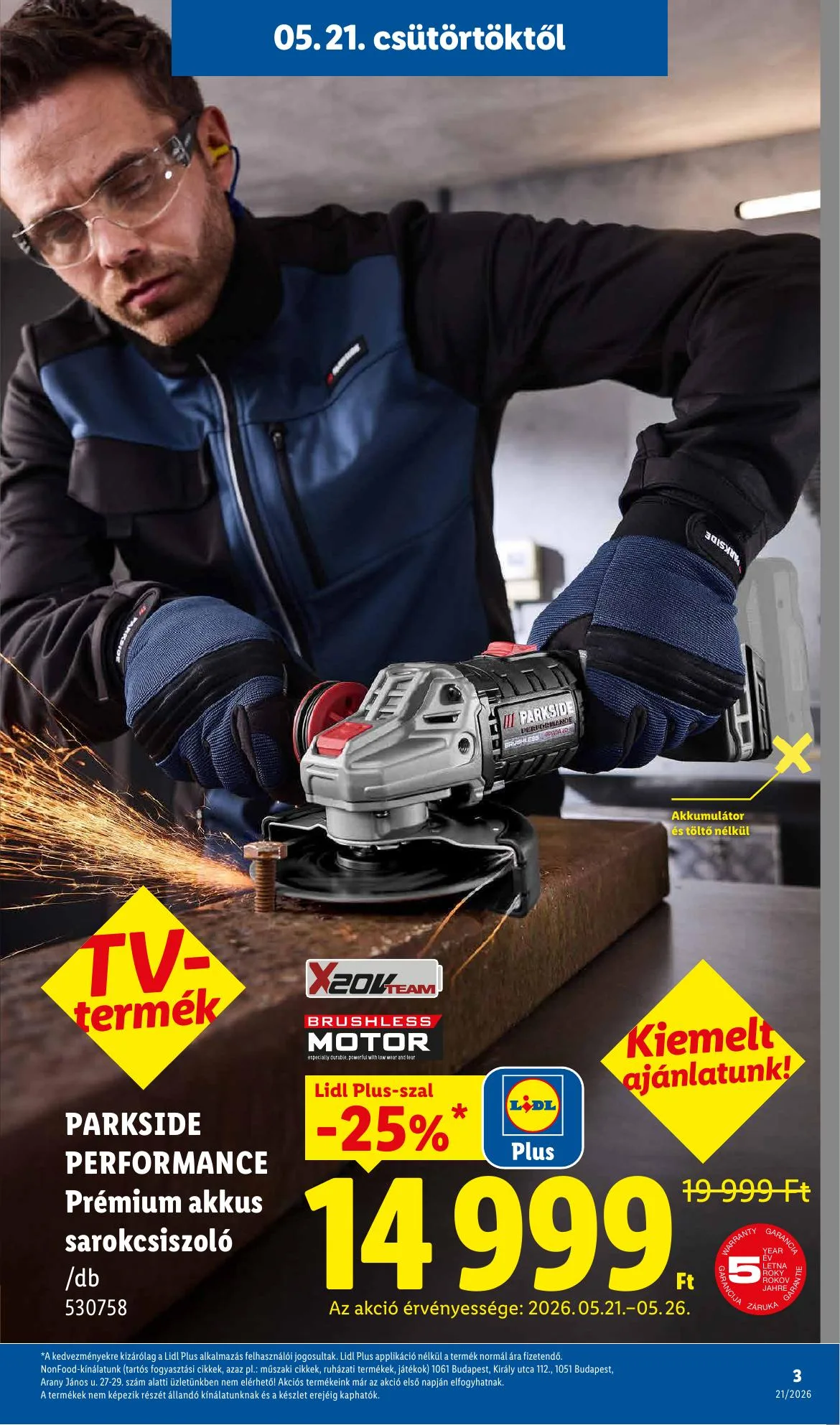 Lidl akciós újság Nonfood 05.21–05.21 – 3. oldal