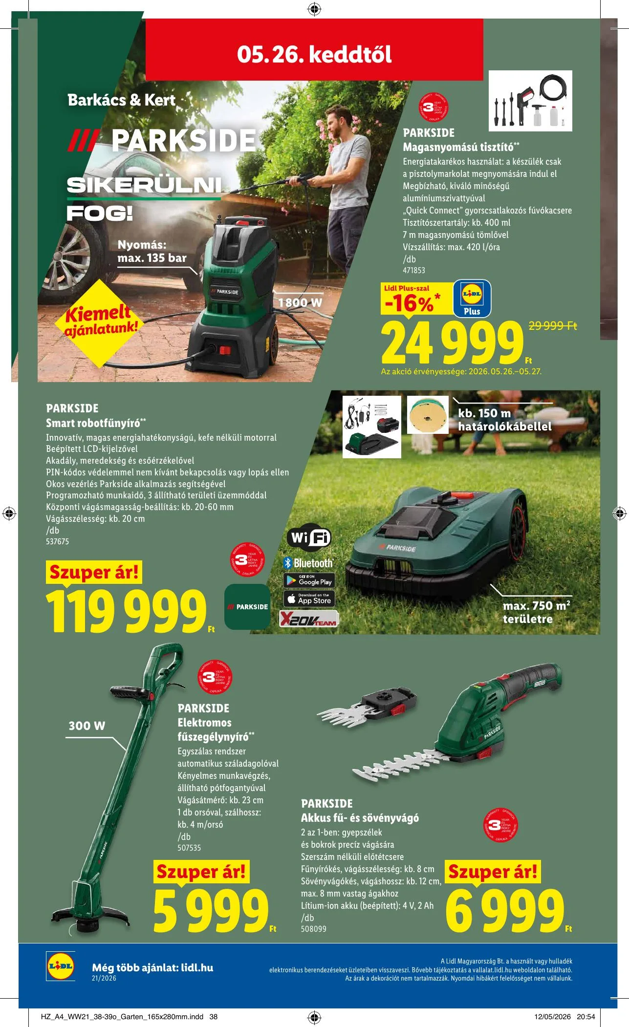 Lidl akciós újság Nonfood 05.21–05.21 – 30. oldal