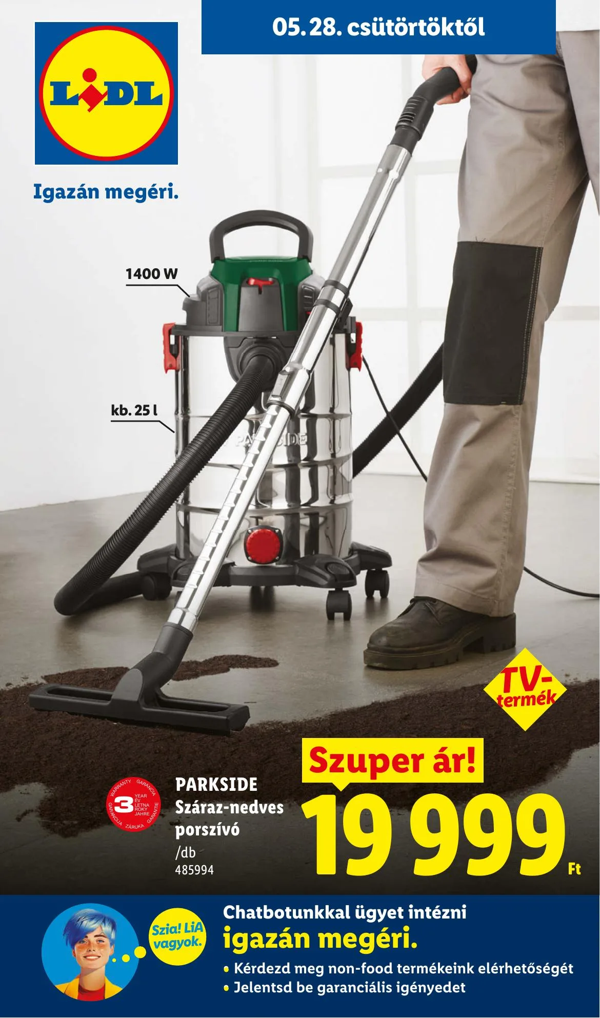 Lidl akciós újság Nonfood 05.28–05.28