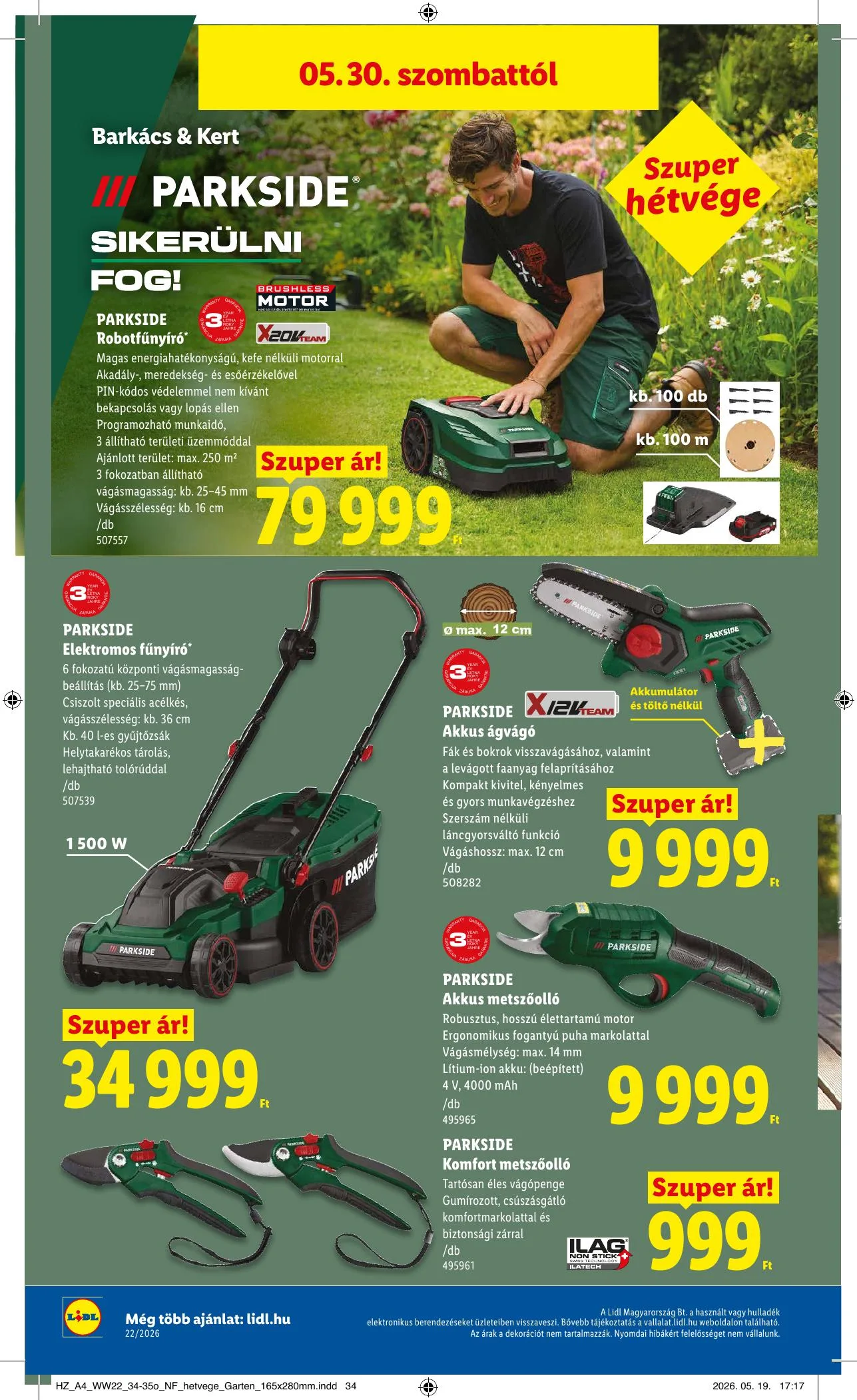 Lidl akciós újság Nonfood 05.28–05.28 – 10. oldal