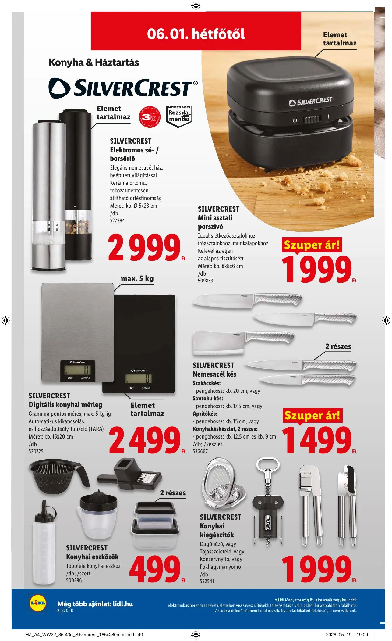 Lidl akciós újság Nonfood 05.28–05.28 – 16. oldal