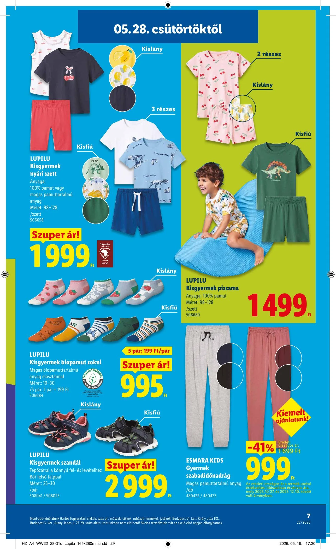 Lidl akciós újság Nonfood 05.28–05.28 – 7. oldal