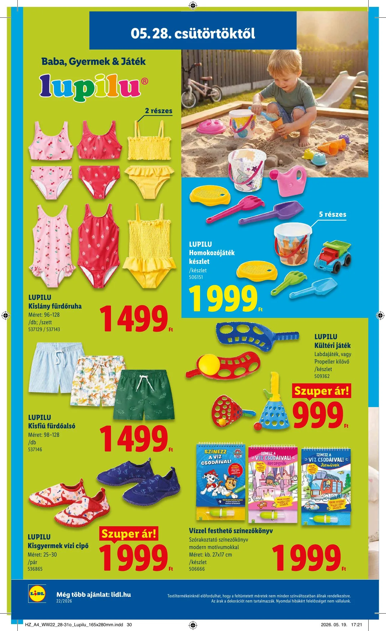 Lidl akciós újság Nonfood 05.28–05.28 – 8. oldal