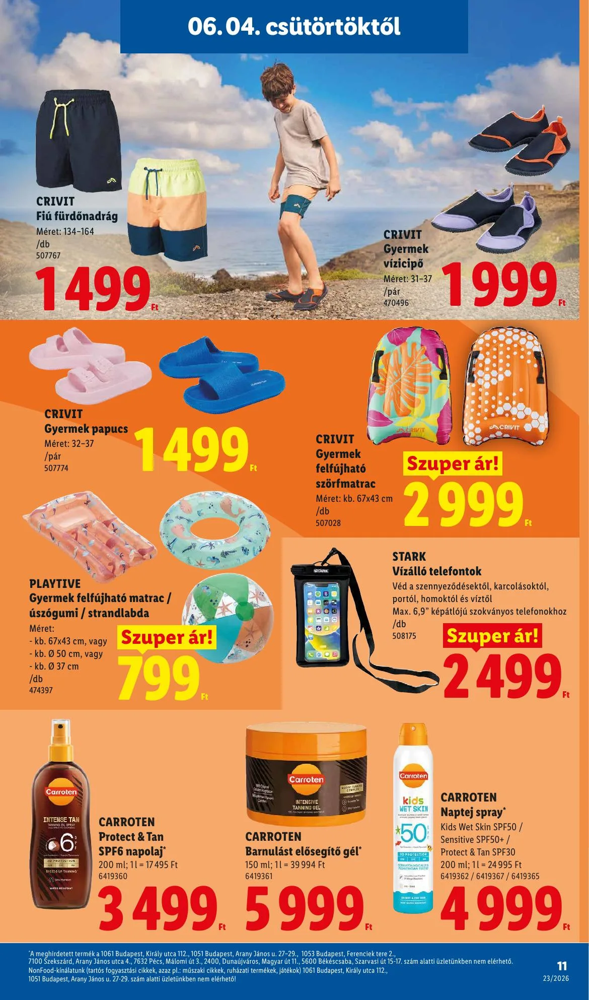 Lidl akciós újság Nonfood 06.04–06.04 – 11. oldal