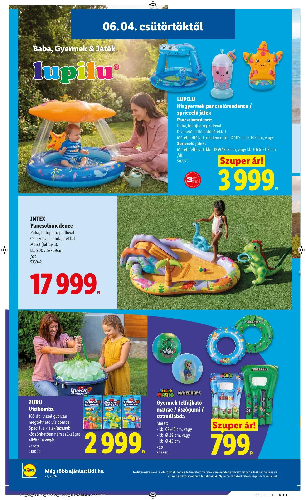 Lidl akciós újság Nonfood 06.04–06.04 – 14. oldal