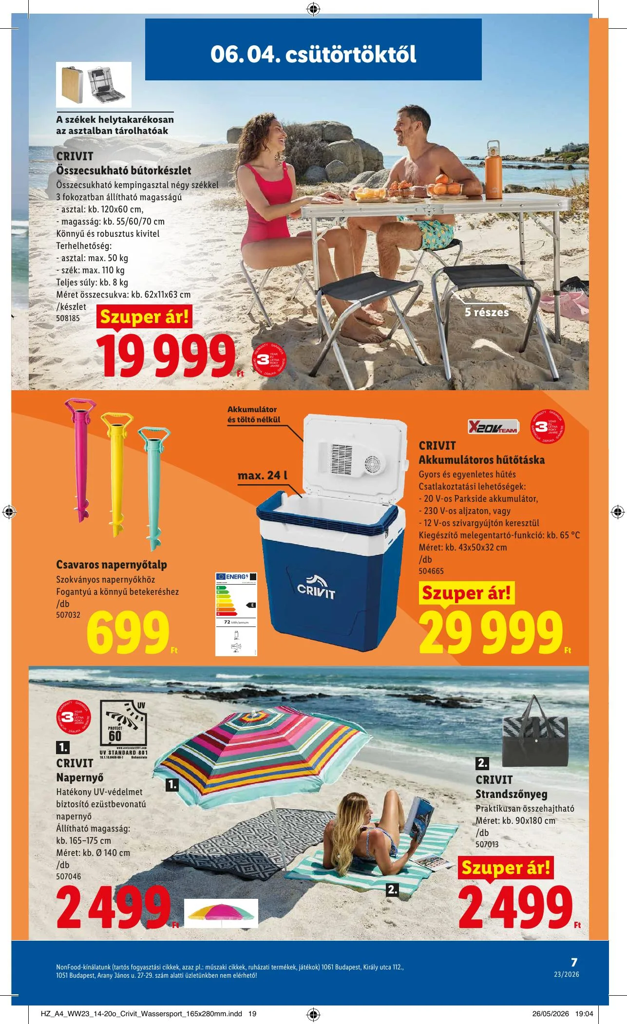 Lidl akciós újság Nonfood 06.04–06.04 – 7. oldal