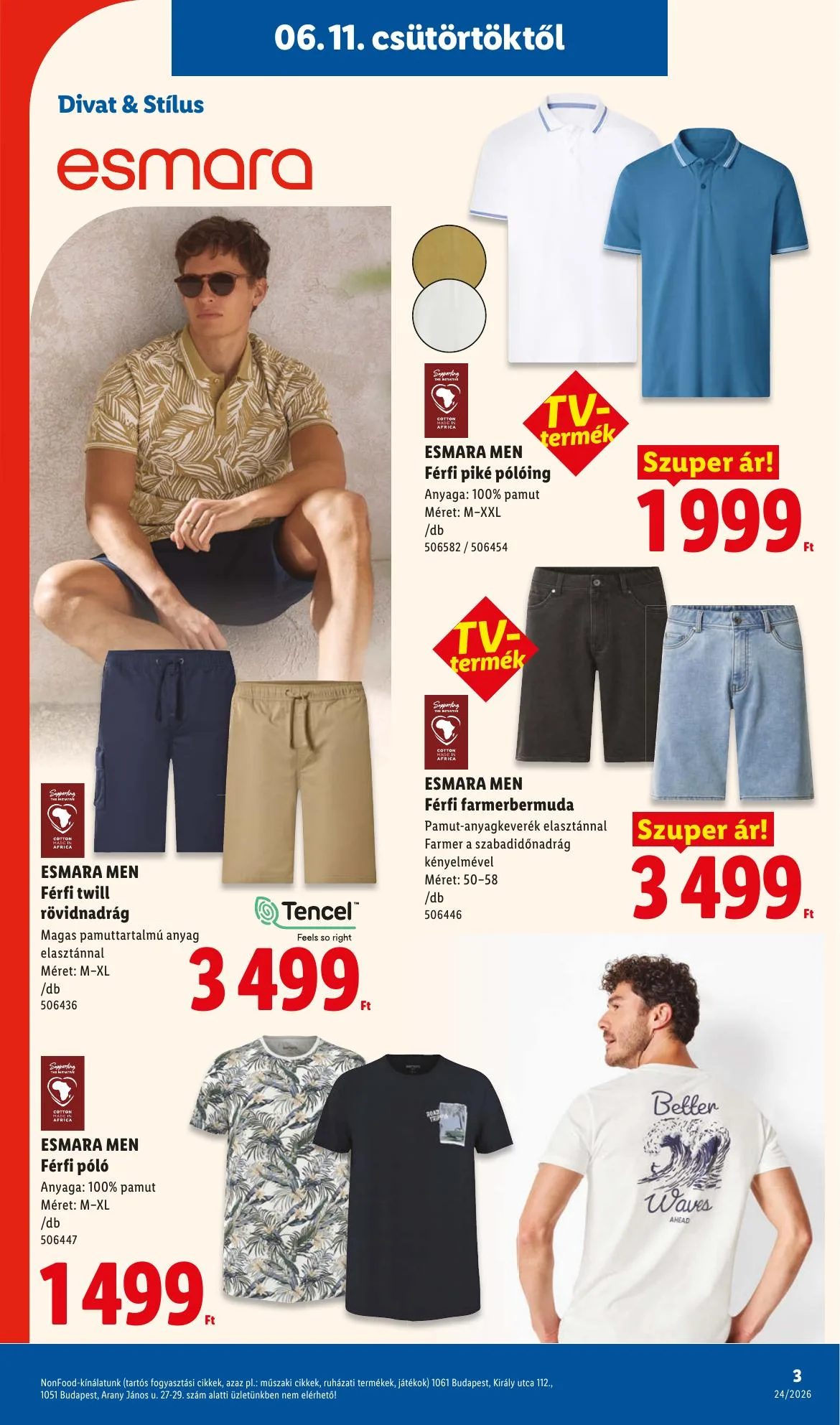 Lidl akciós újság Nonfood 06.11–06.11 – 3. oldal