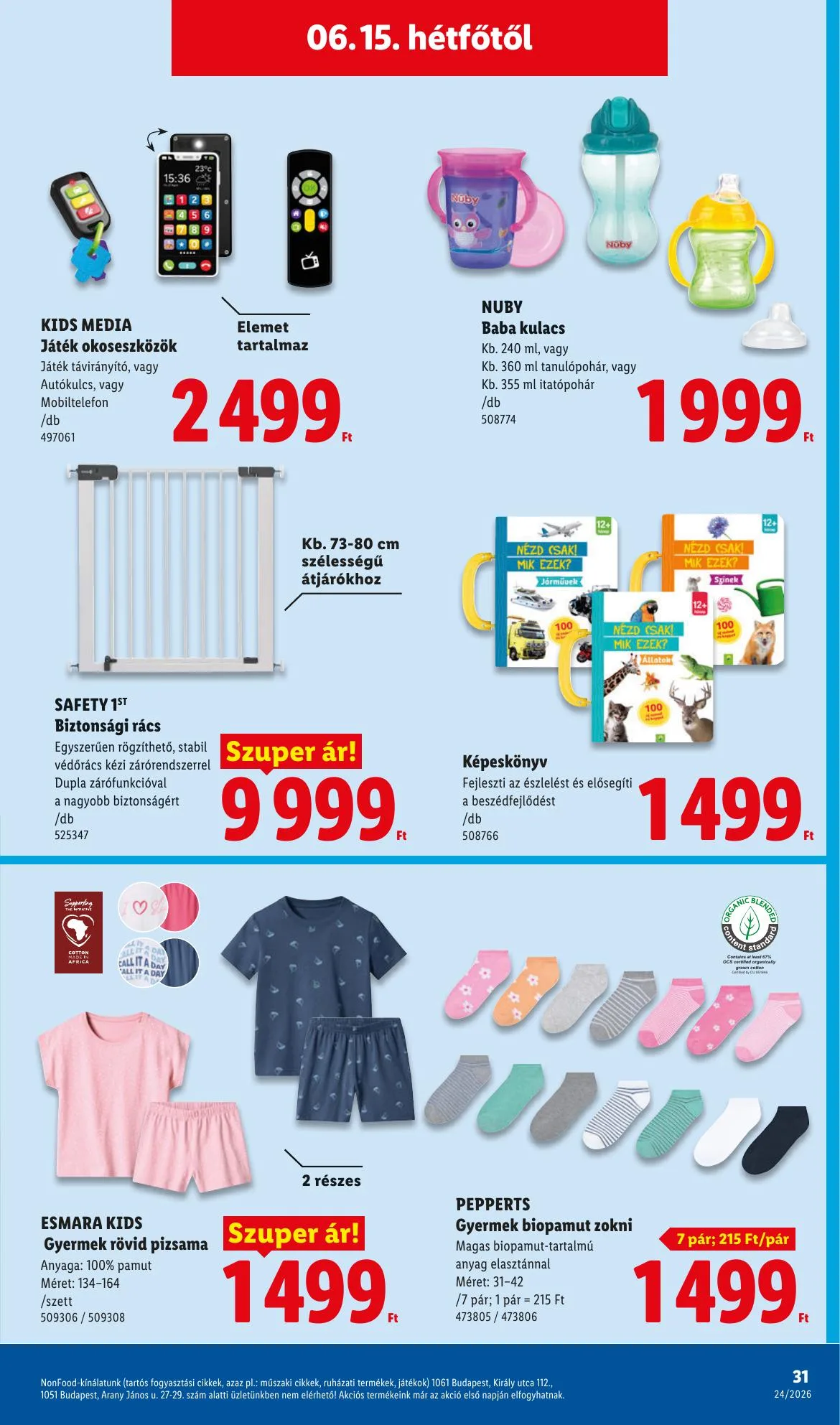 Lidl akciós újság Nonfood 06.11–06.11 – 31. oldal