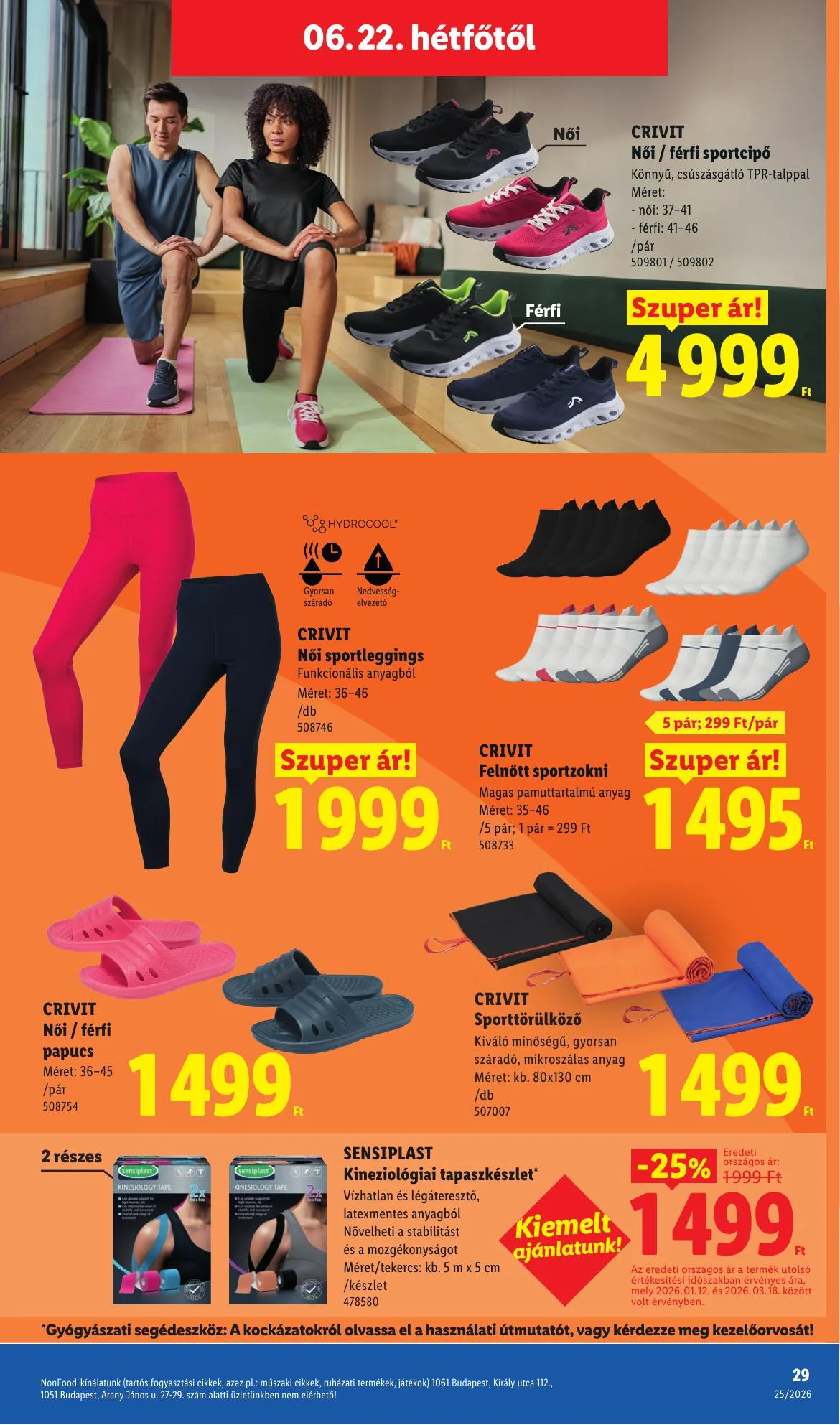 Lidl akciós újság Nonfood 06.18–06.18 – 29. oldal