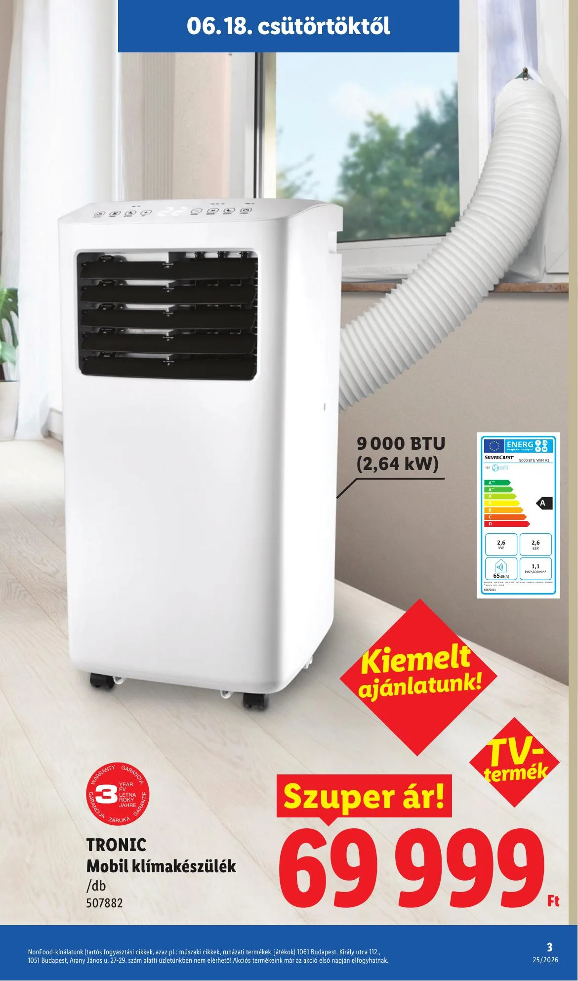 Lidl akciós újság Nonfood 06.18–06.18 – 3. oldal
