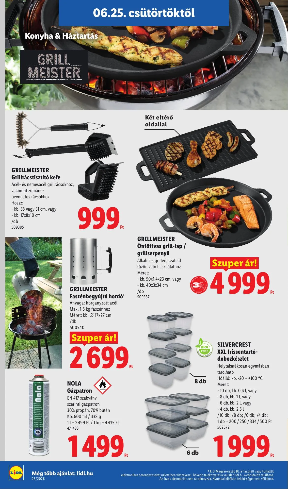 Lidl akciós újság Nonfood 06.25–06.25 – 10. oldal