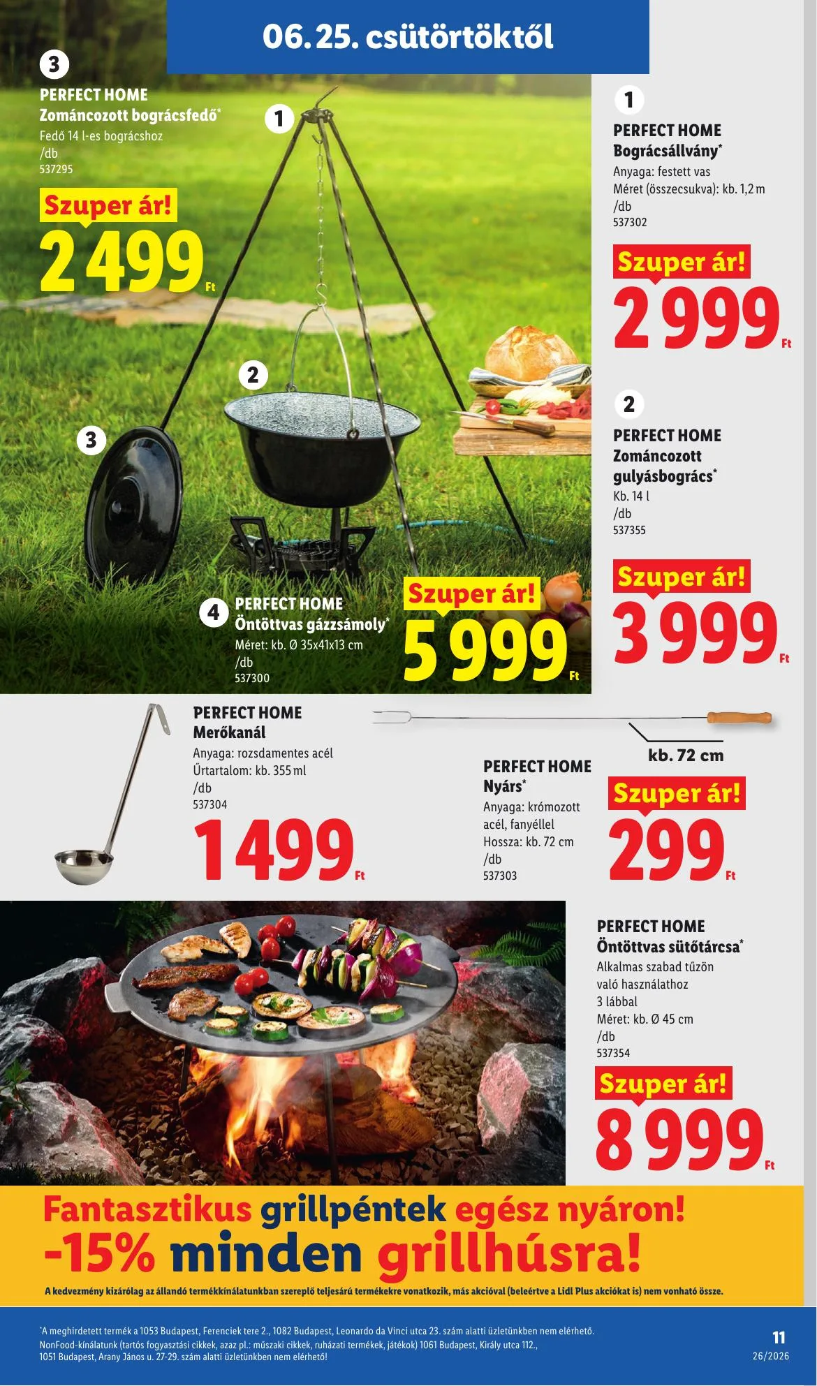 Lidl akciós újság Nonfood 06.25–06.25 – 11. oldal