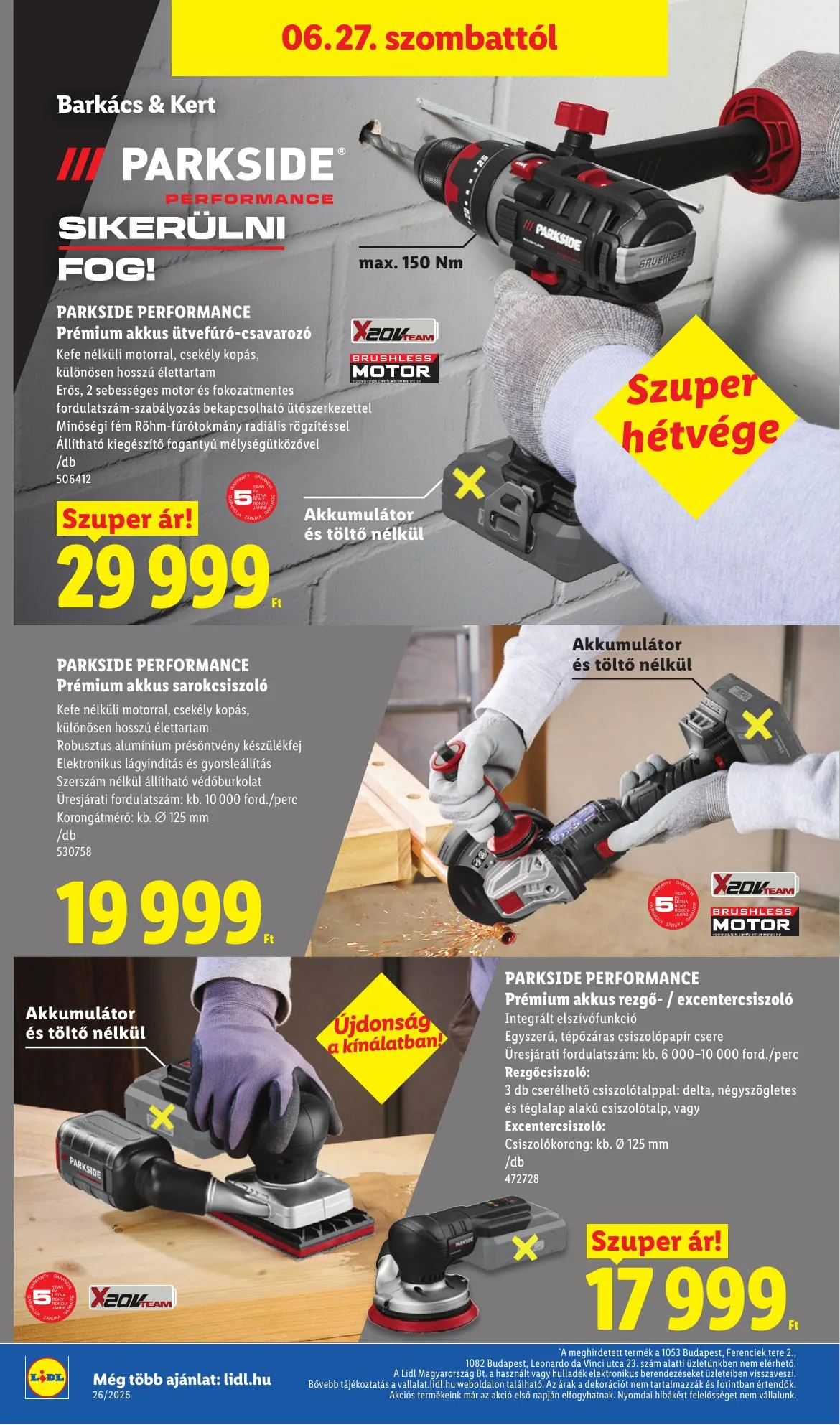 Lidl akciós újság Nonfood 06.25–06.25 – 16. oldal