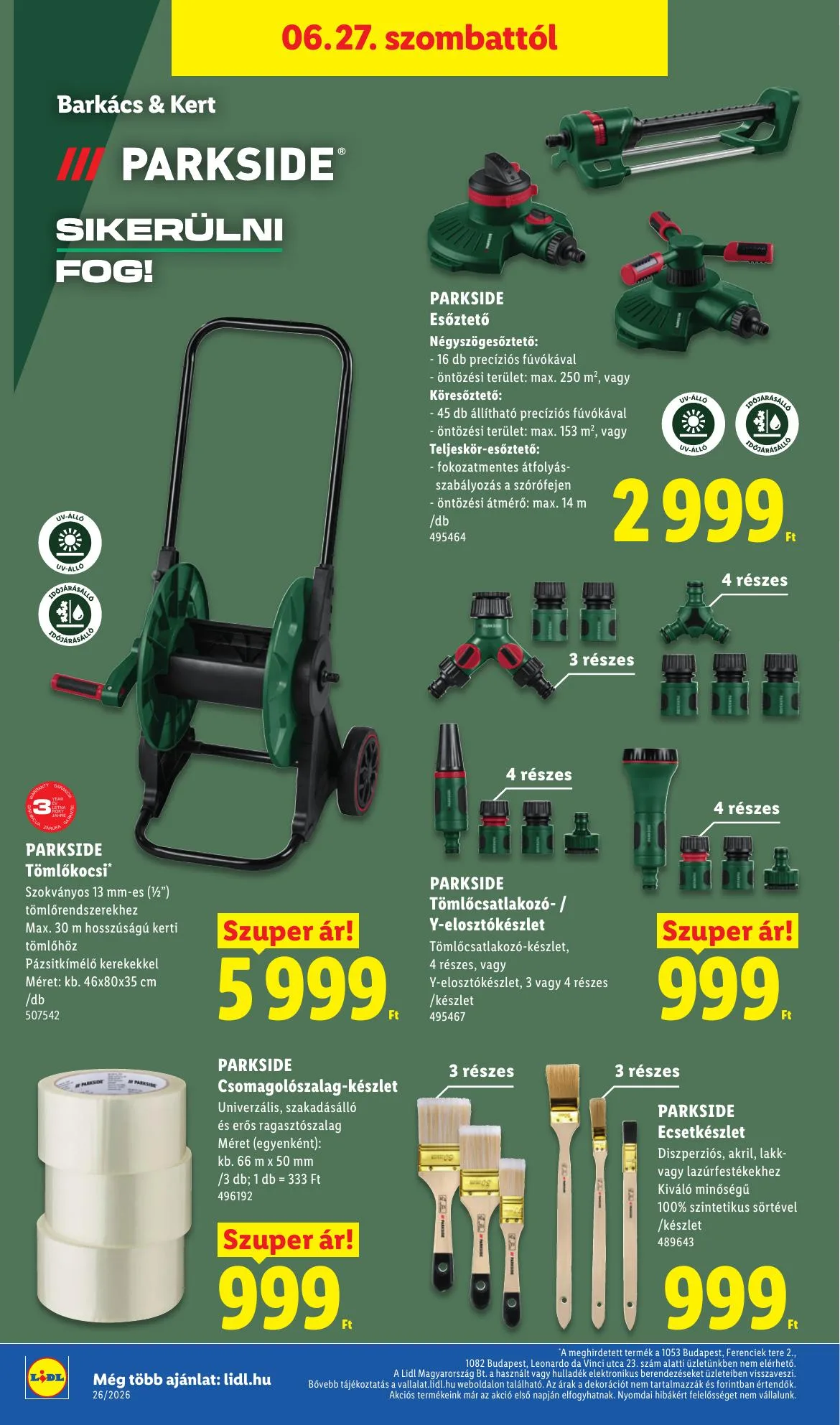 Lidl akciós újság Nonfood 06.25–06.25 – 18. oldal
