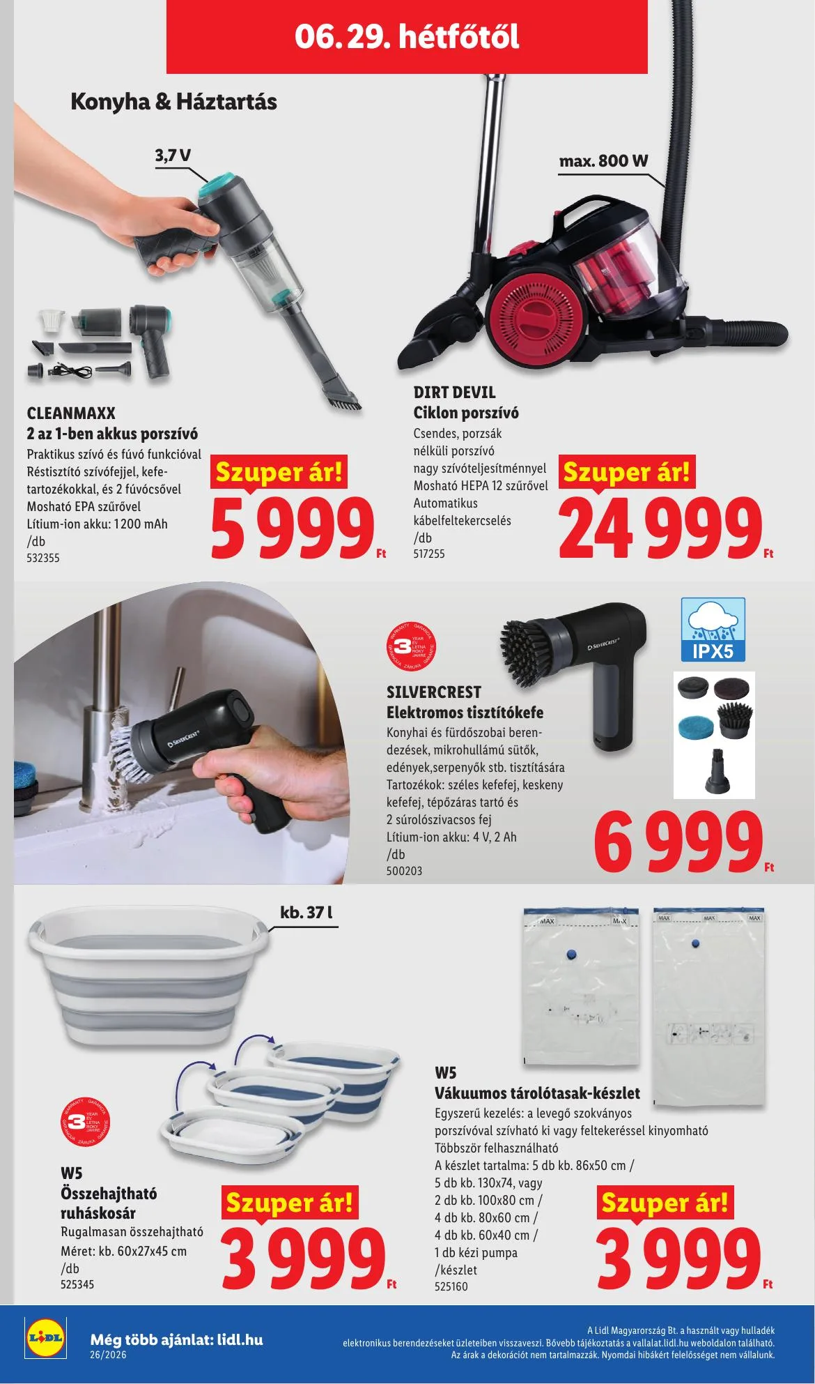 Lidl akciós újság Nonfood 06.25–06.25 – 22. oldal