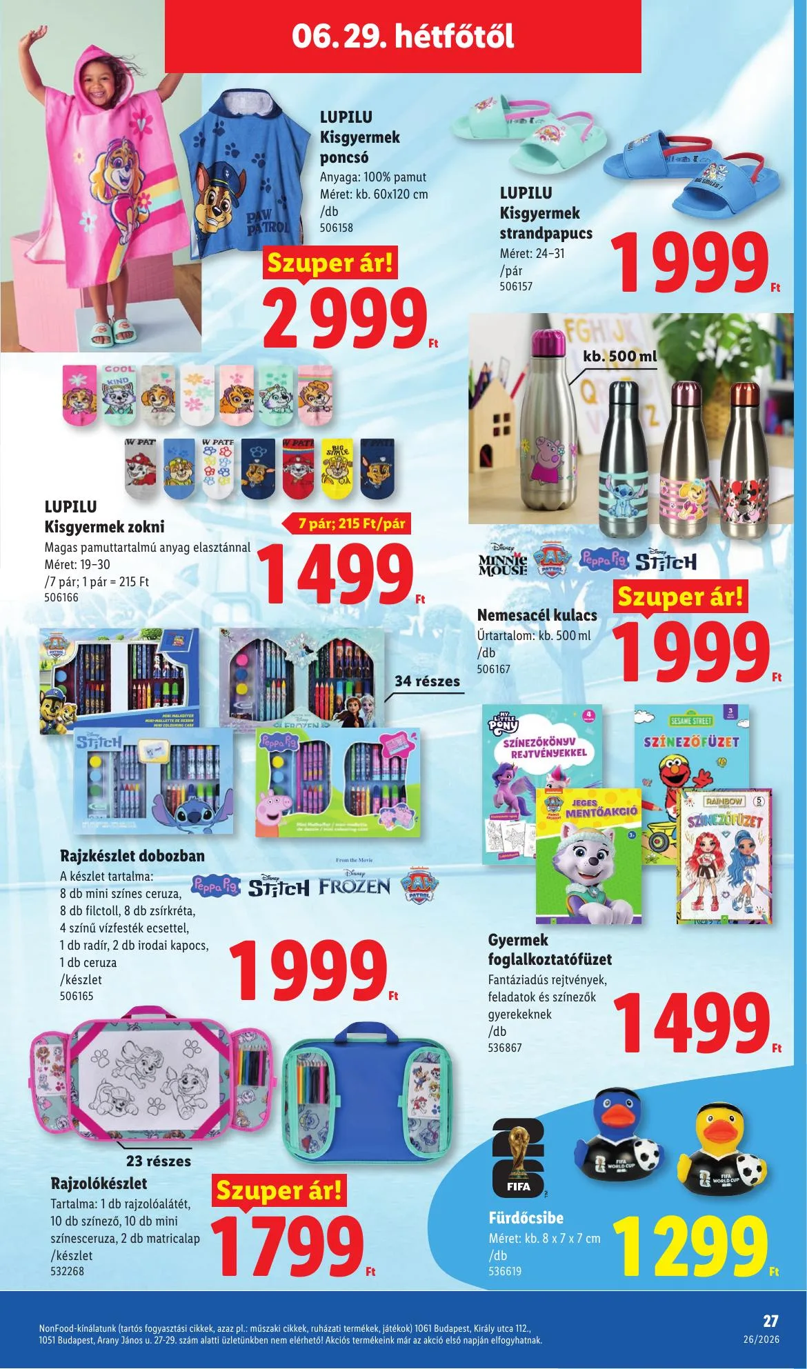 Lidl akciós újság Nonfood 06.25–06.25 – 27. oldal