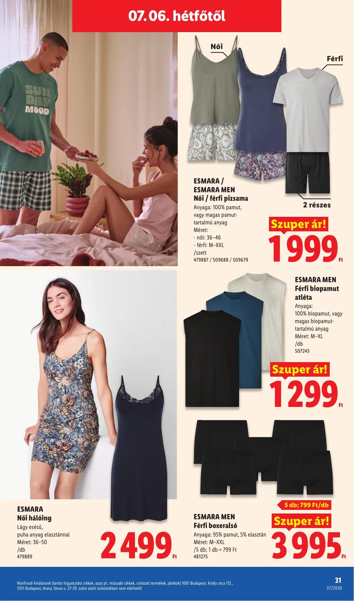 Lidl akciós újság Nonfood 07.02–07.02 – 31. oldal