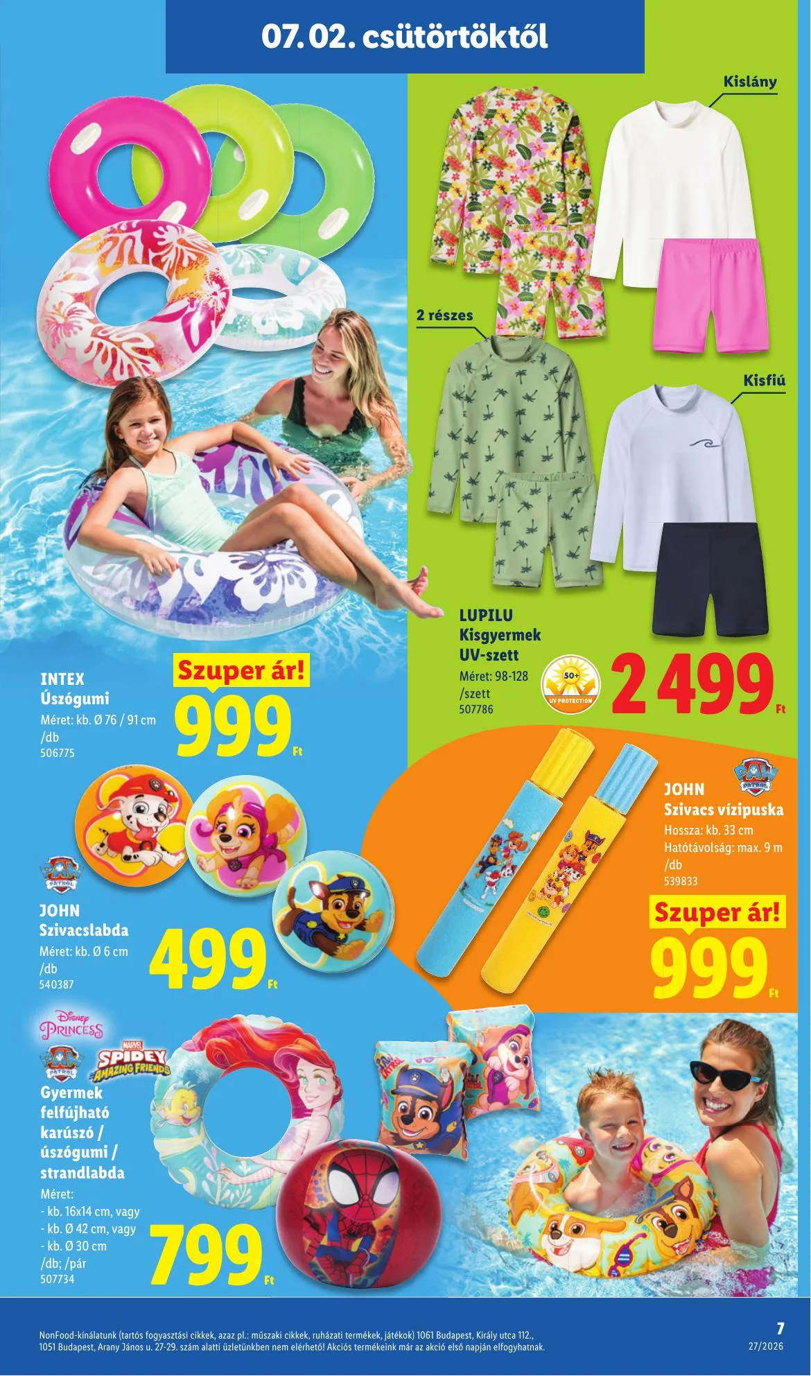 Lidl akciós újság Nonfood 07.02–07.02 – 7. oldal