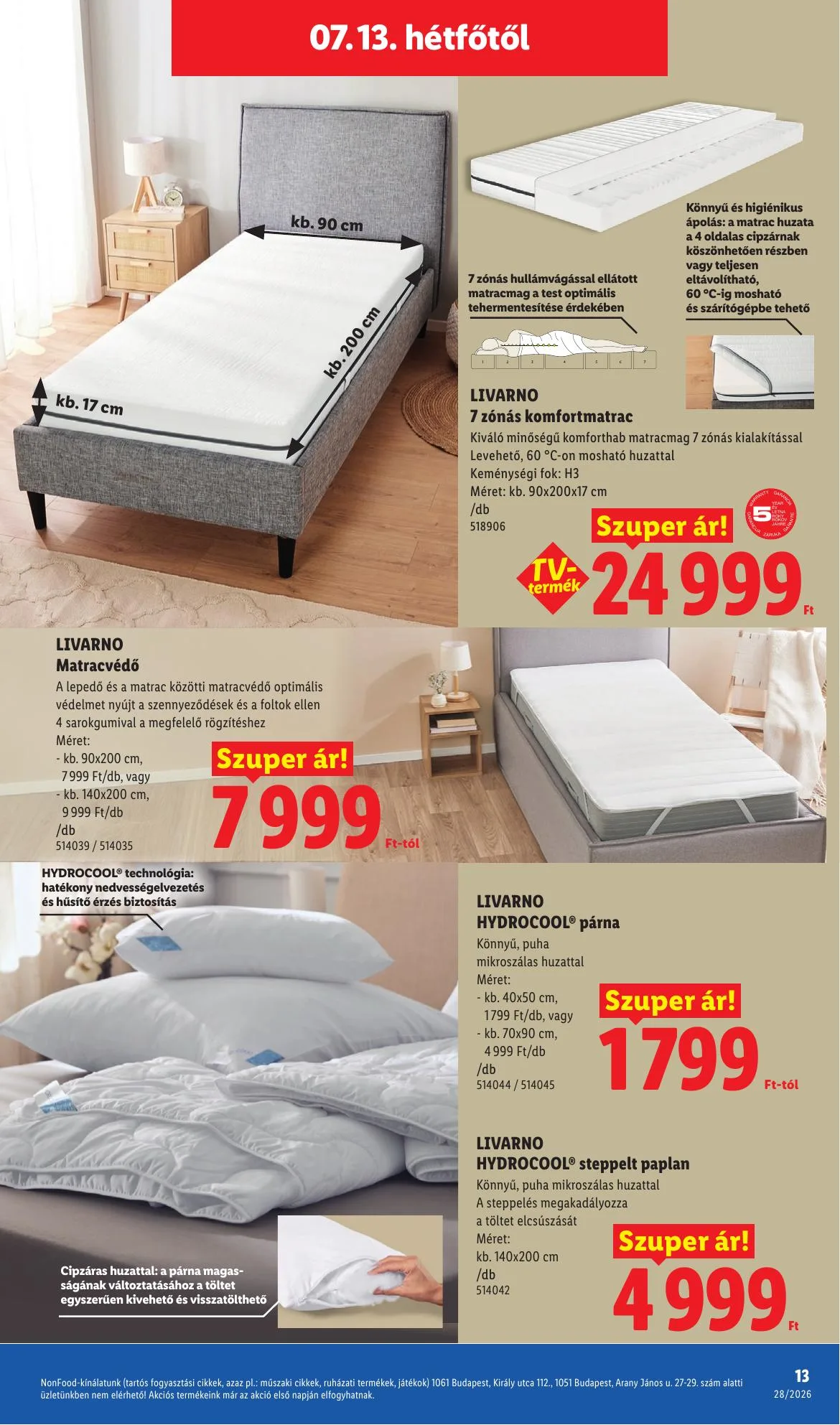 Lidl akciós újság Nonfood 07.09–07.09 – 13. oldal