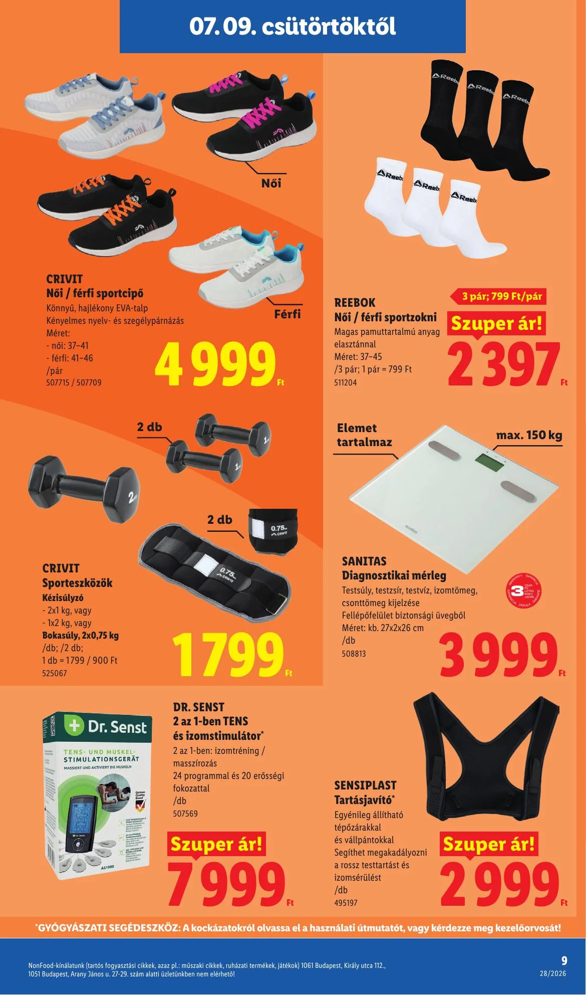 Lidl akciós újság Nonfood 07.09–07.09 – 9. oldal