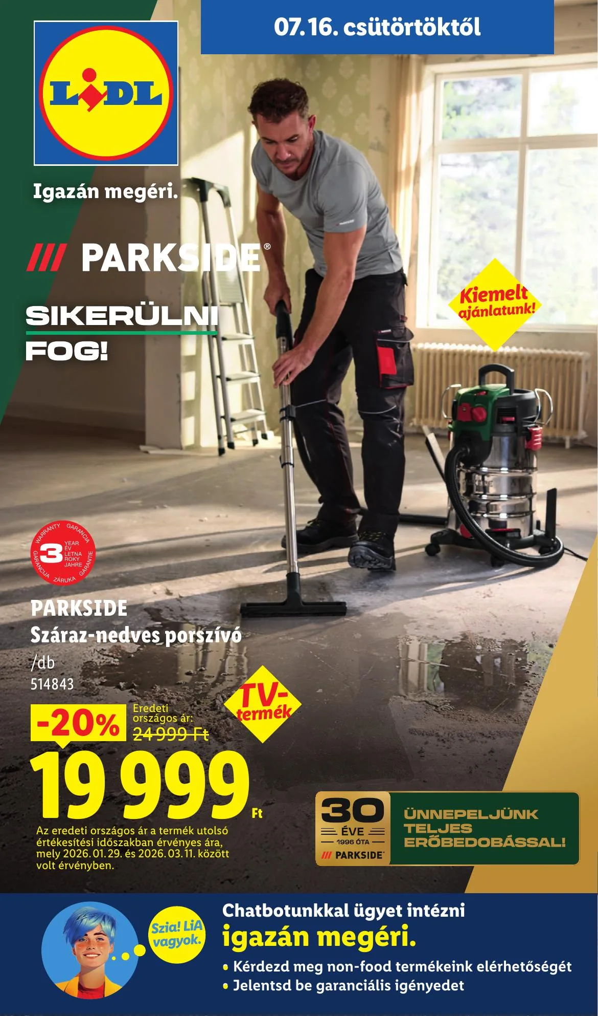 Lidl akciós újság Nonfood 07.16–07.16