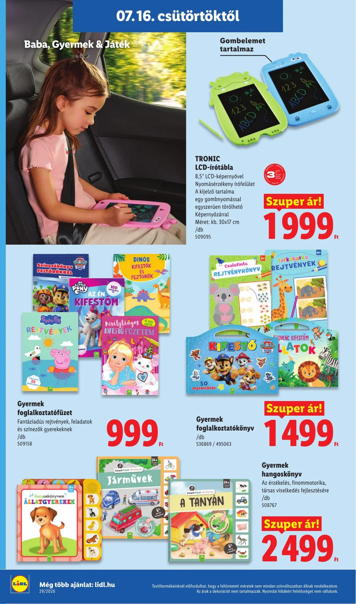 Lidl akciós újság Nonfood 07.16–07.16 – 10. oldal
