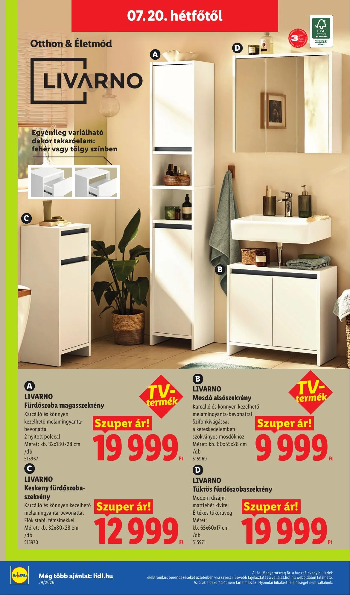 Lidl akciós újság Nonfood 07.16–07.16 – 20. oldal