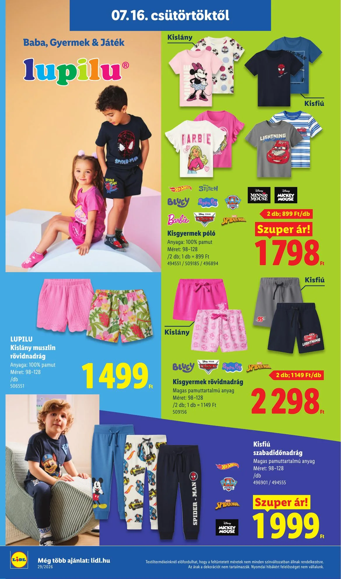 Lidl akciós újság Nonfood 07.16–07.16 – 8. oldal