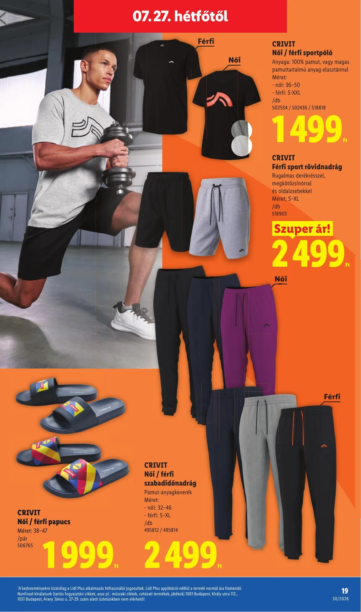 Lidl akciós újság Nonfood 07.23–07.23 – 19. oldal