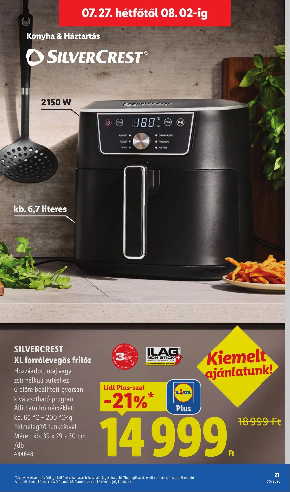 Lidl akciós újság Nonfood 07.23–07.23 – 21. oldal