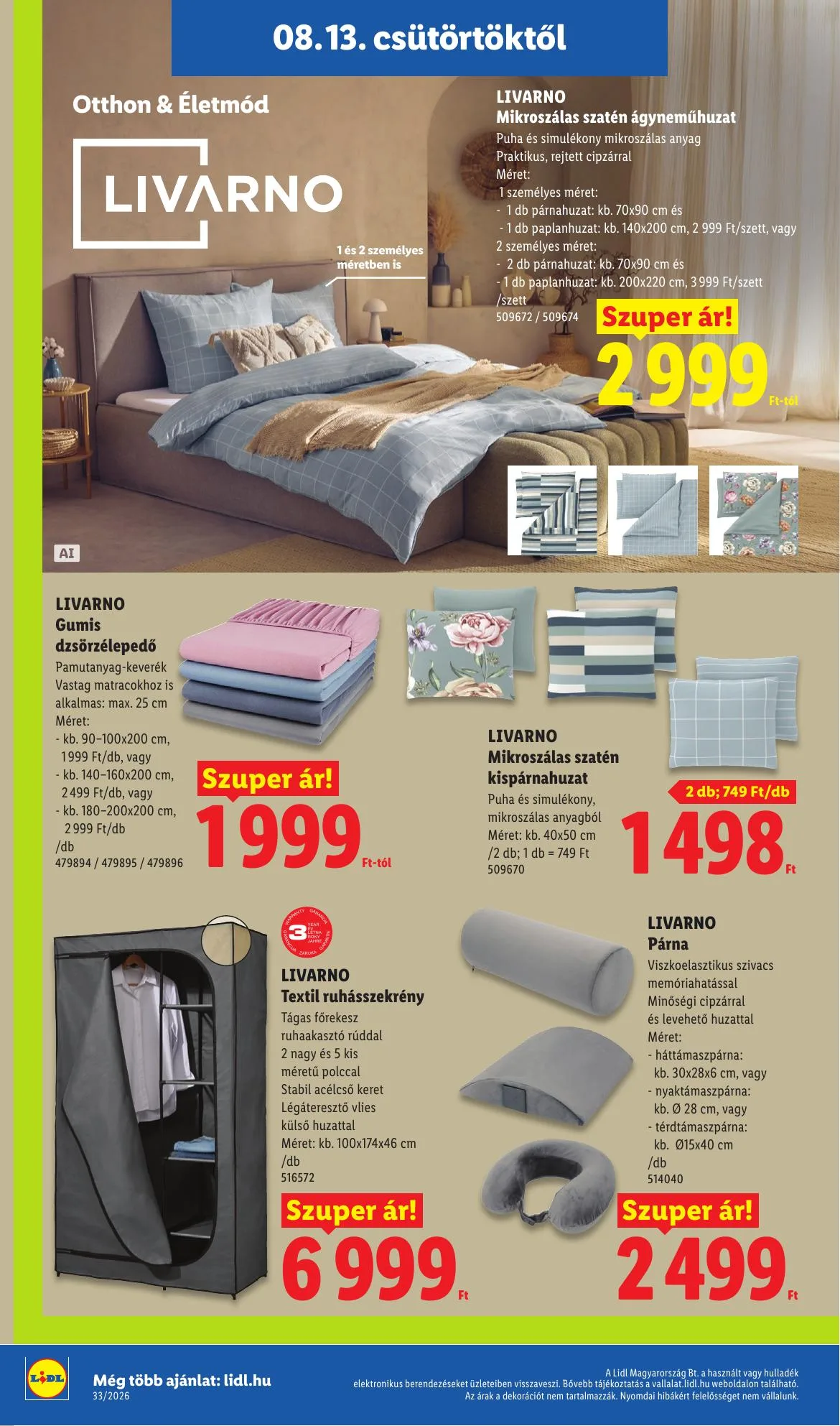 Lidl akciós újság Nonfood 08.13–08.13 – 6. oldal