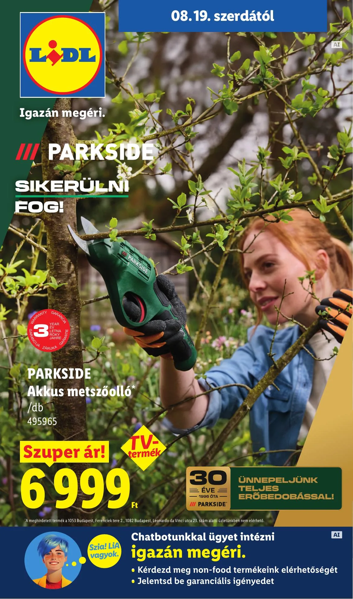 Lidl akciós újság Nonfood 08.19–08.19