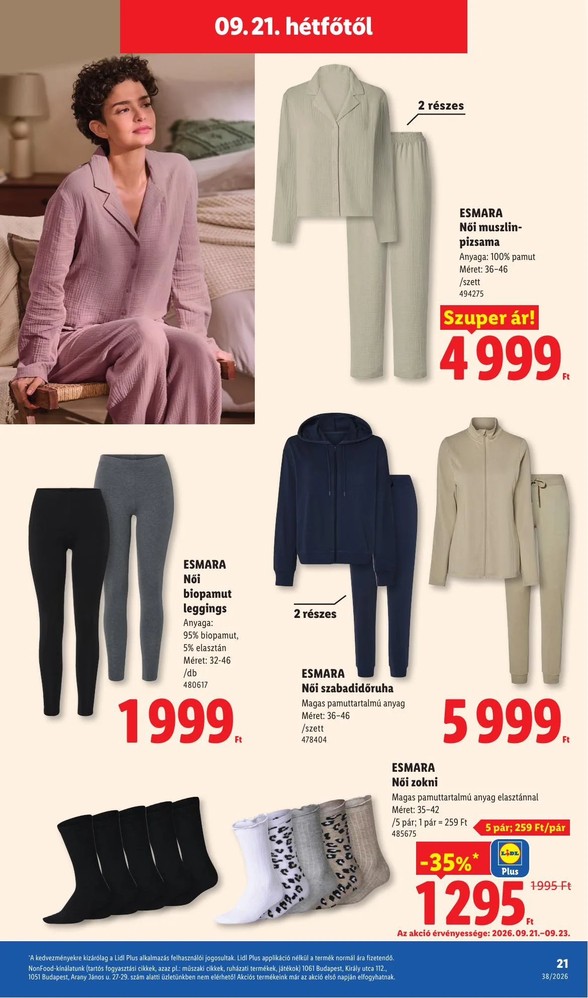 Lidl akciós újság Nonfood 09.17–09.17 – 21. oldal