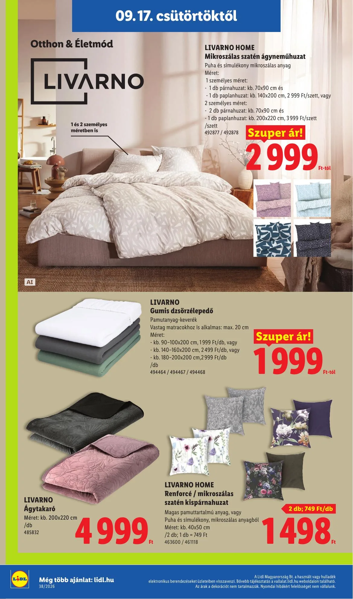 Lidl akciós újság Nonfood 09.17–09.17 – 6. oldal