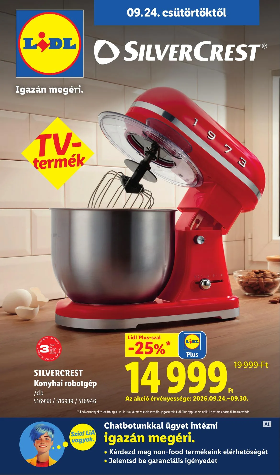 Lidl akciós újság Nonfood 09.24–09.24