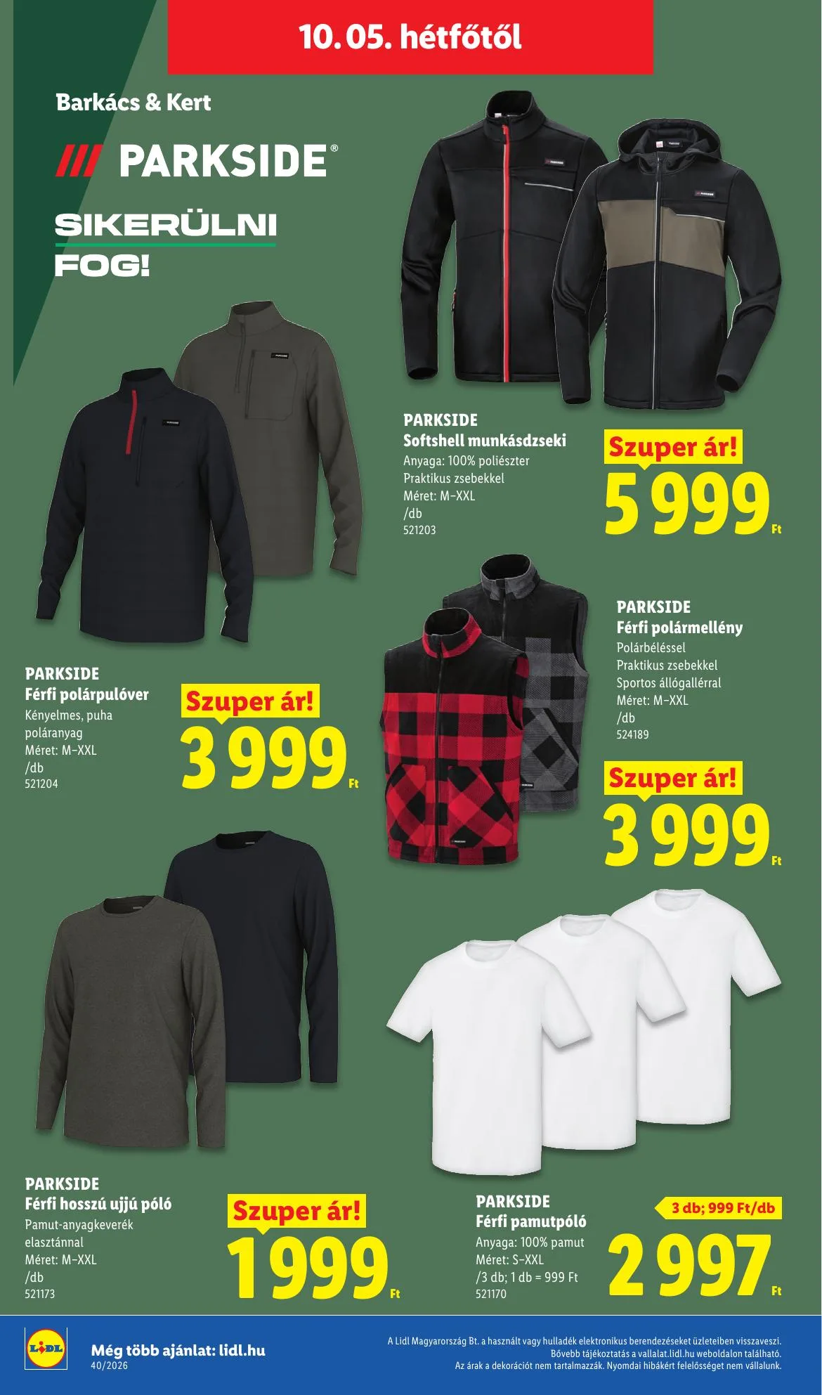 Lidl akciós újság Nonfood 10.01–10.07 – 24. oldal